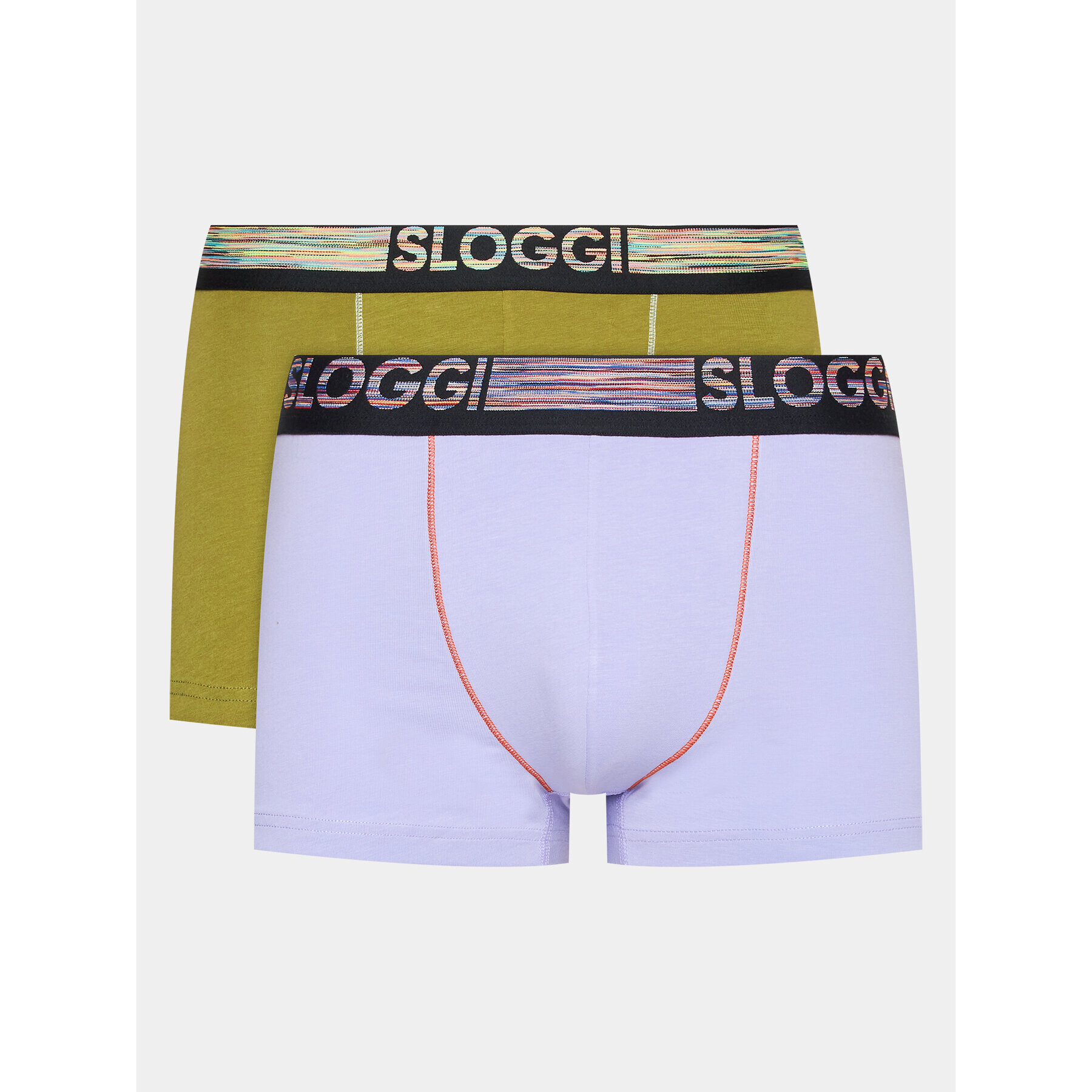 Sloggi Set 2 perechi de boxeri 10211759 Colorat - Pled.ro