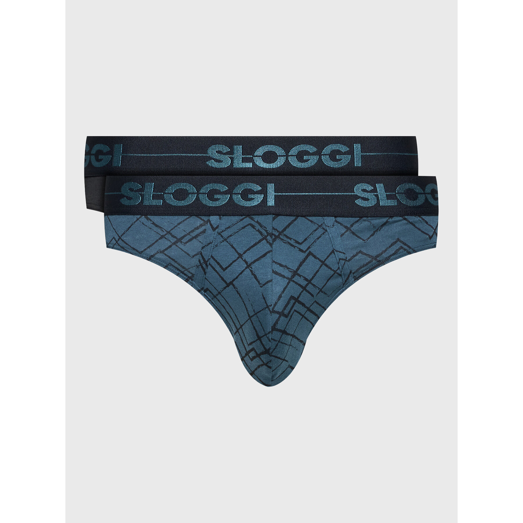 Sloggi Set 2 perechi de slipuri 10198143 Negru - Pled.ro