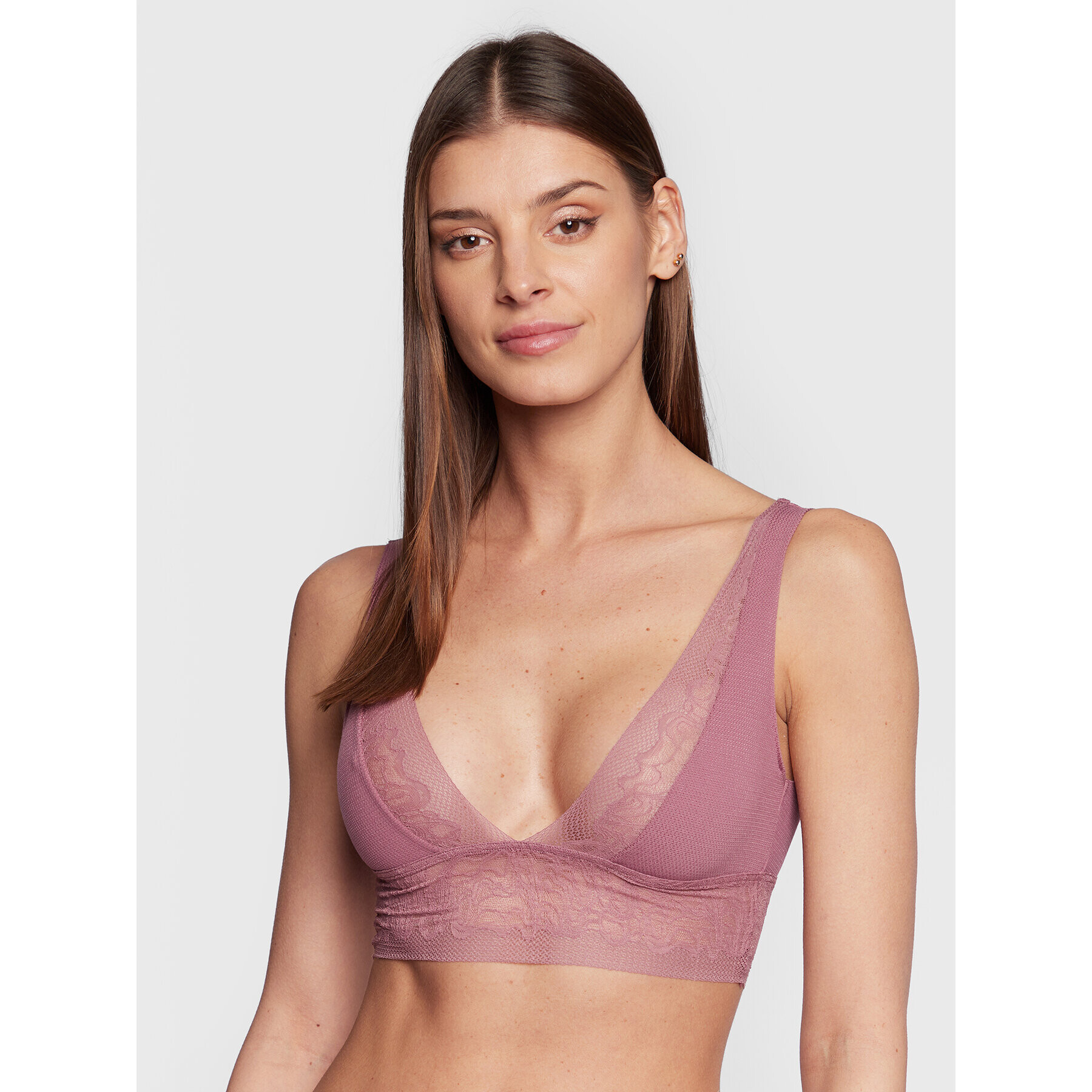 Sloggi Sutien Bralette Shadow 10213033 Roz - Pled.ro