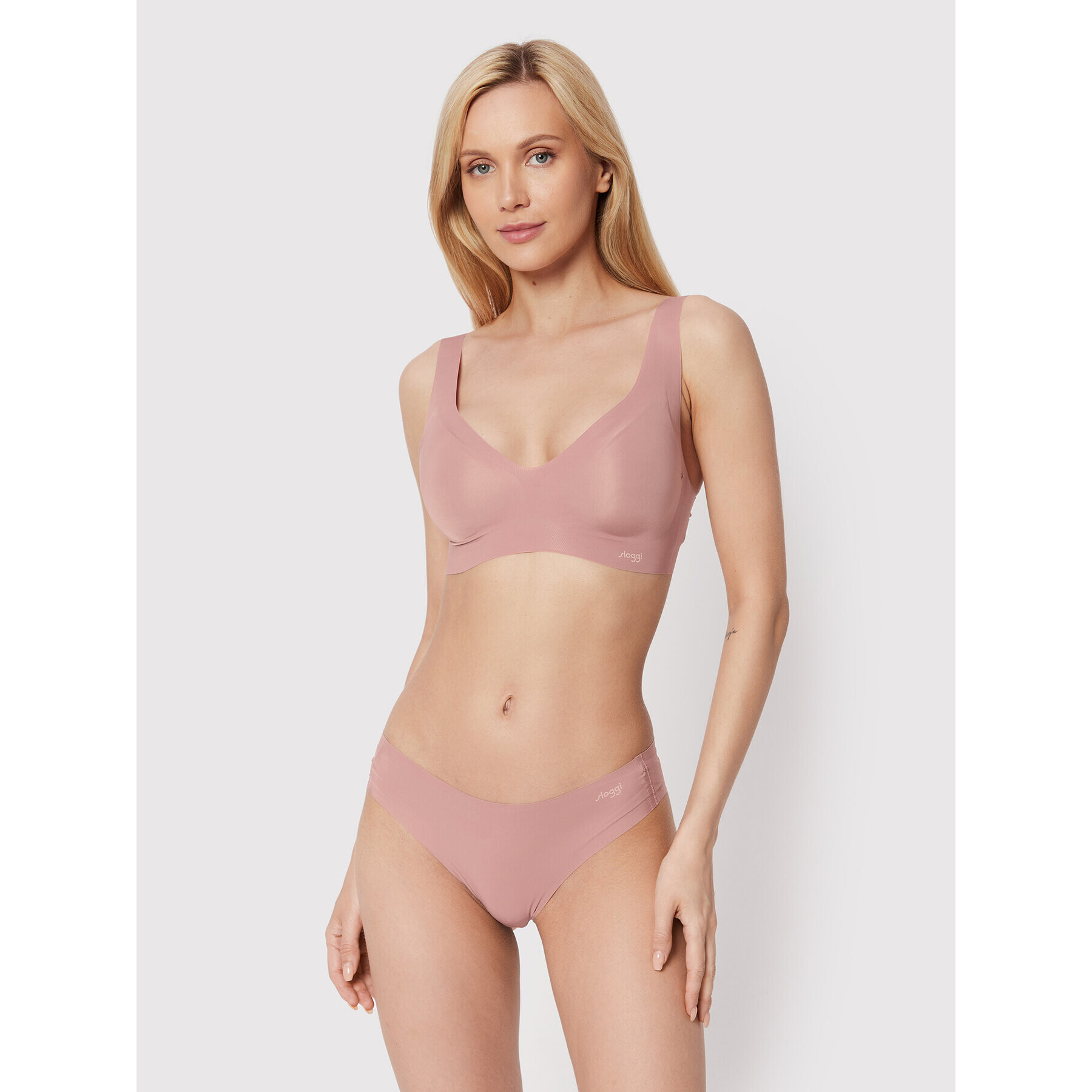 Sloggi Sutien fără cusături 10186738 Roz - Pled.ro