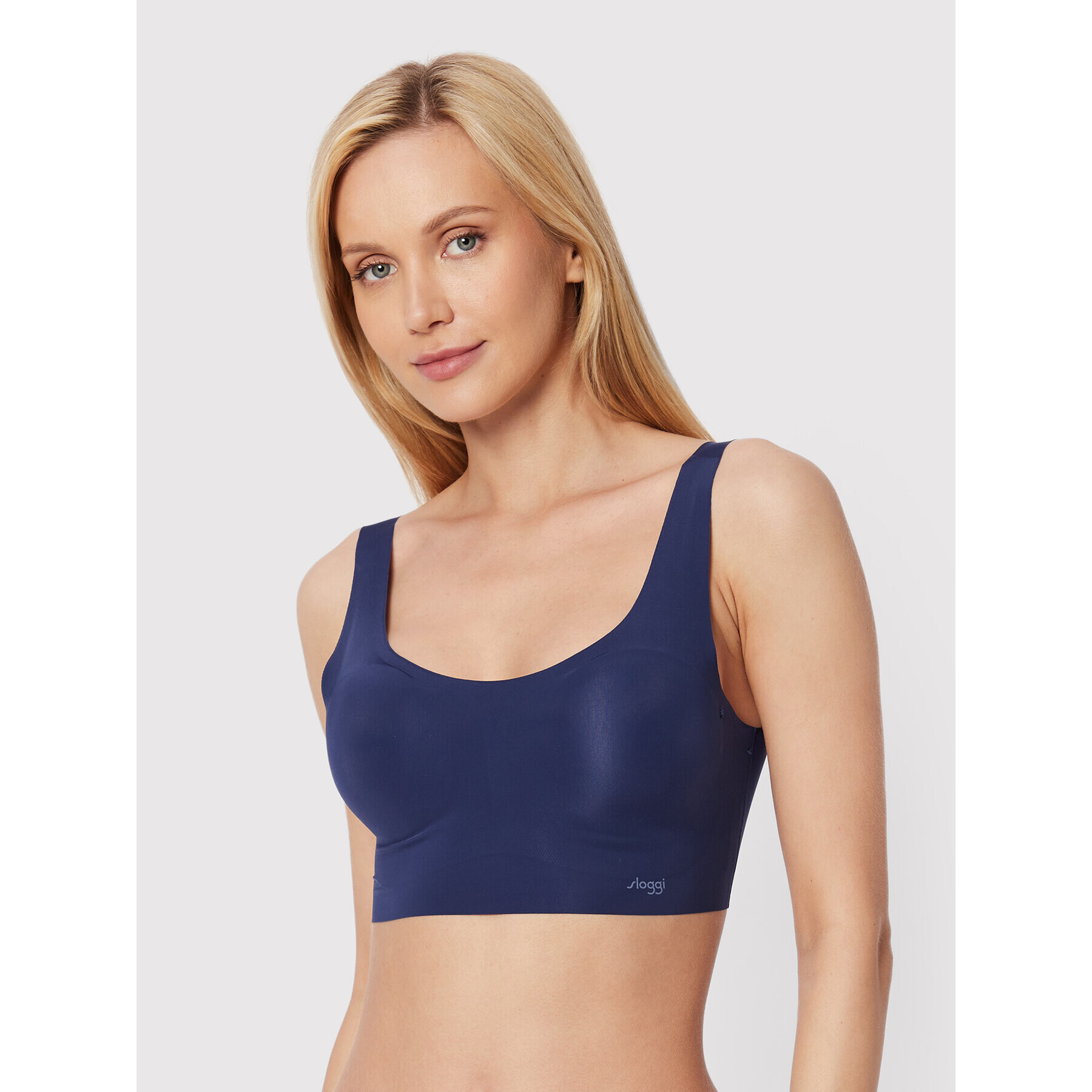 Sloggi Sutien fără cusături 10186804 Bleumarin - Pled.ro