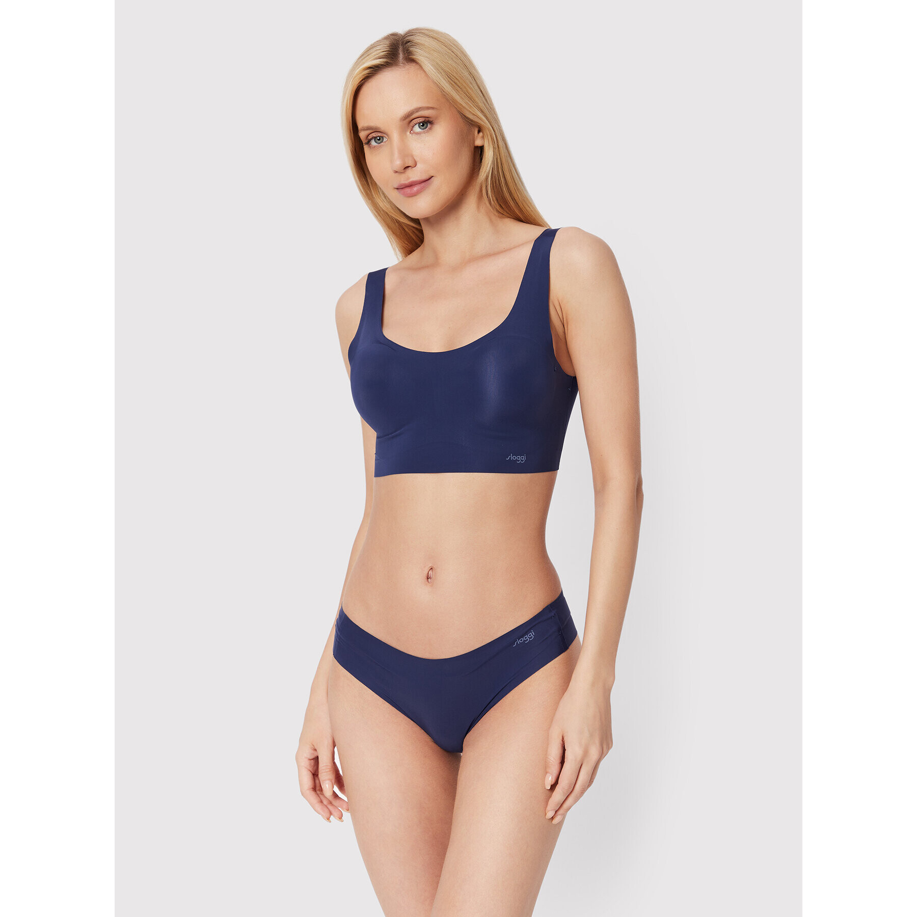 Sloggi Sutien fără cusături 10186804 Bleumarin - Pled.ro