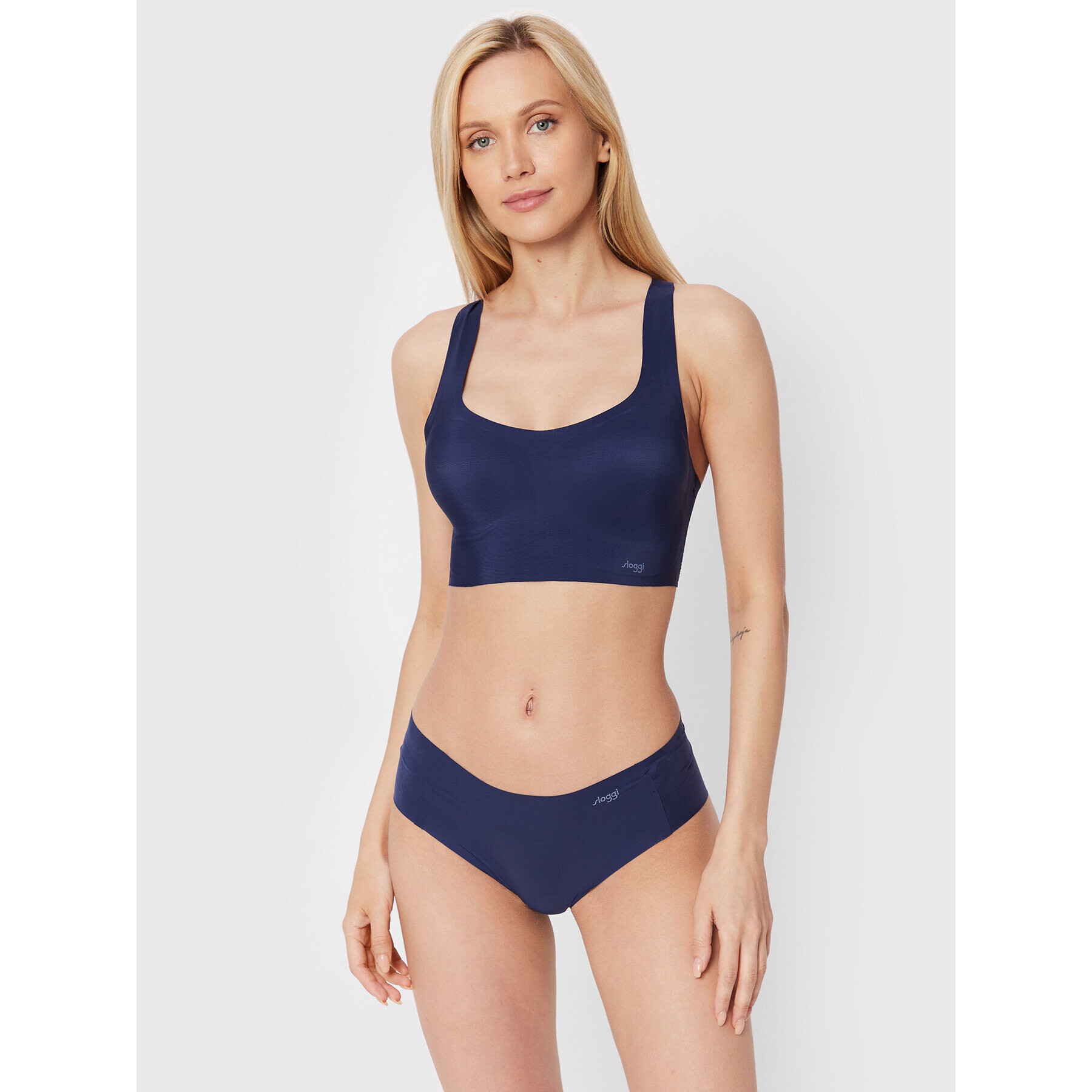 Sloggi Sutien fără cusături 10202569 Bleumarin - Pled.ro