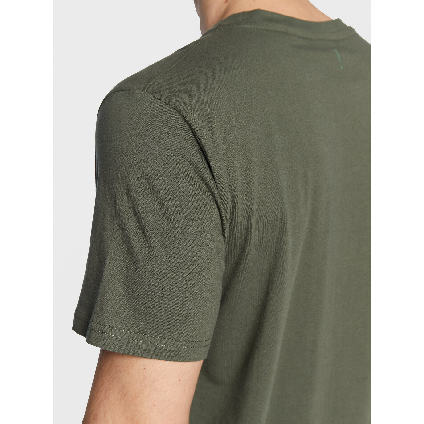 Solid Tricou Daniels 21107463 Verde Regular Fit - Pled.ro