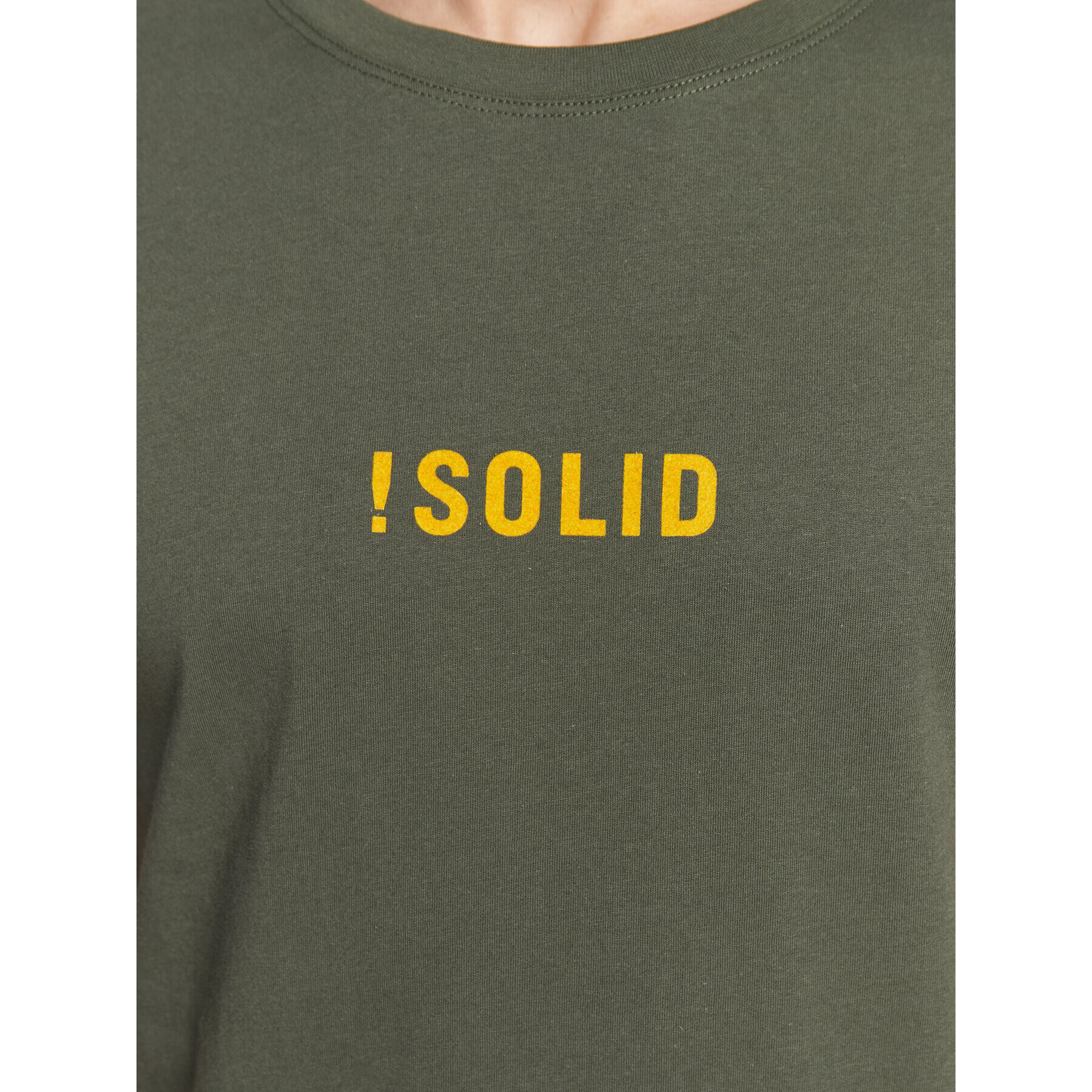 Solid Tricou Daniels 21107463 Verde Regular Fit - Pled.ro