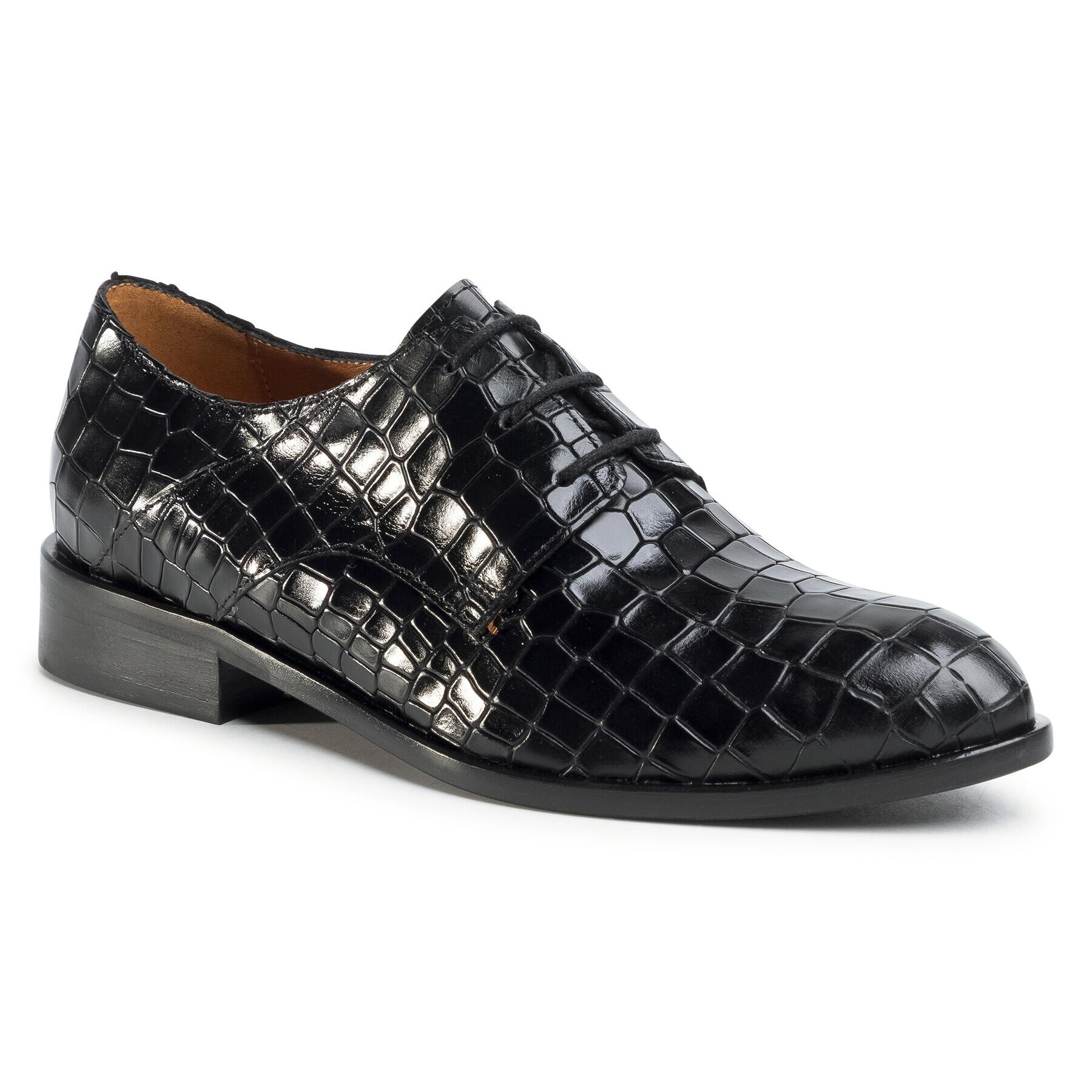 Solo Femme Oxford 77933-08-K89/000-03-00 Negru - Pled.ro