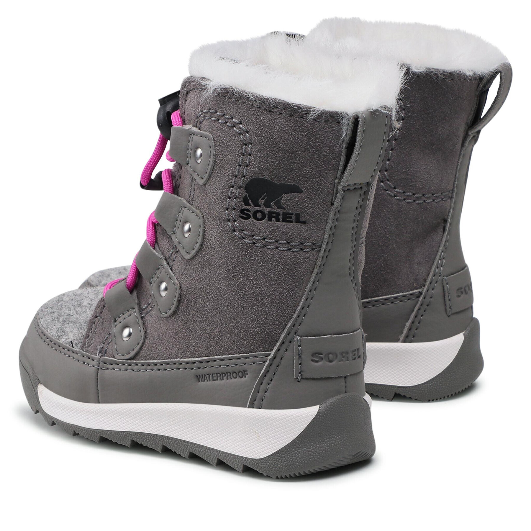 Sorel Cizme de zăpadă Childrens Whitney™ II Joan Lace Wp NC4571-052 Gri - Pled.ro