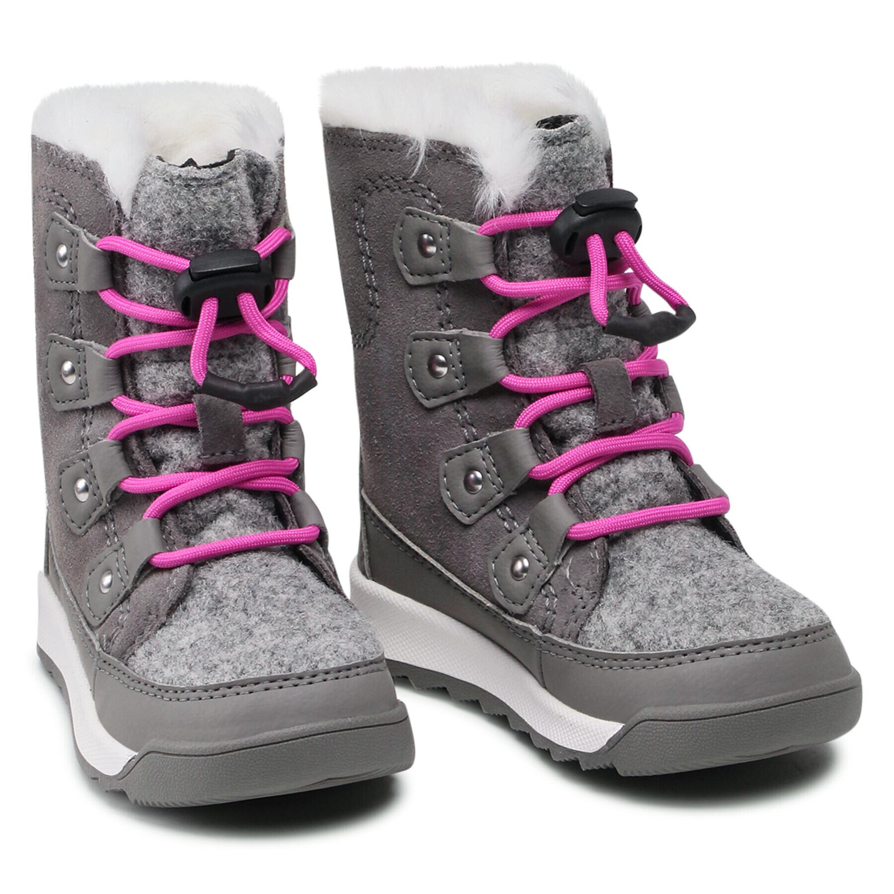 Sorel Cizme de zăpadă Childrens Whitney™ II Joan Lace Wp NC4571-052 Gri - Pled.ro