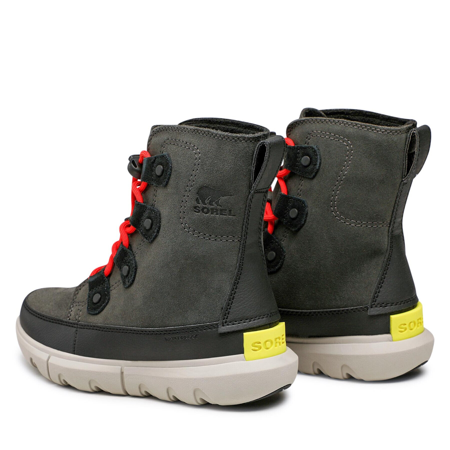 Sorel Cizme de zăpadă Youth Explorer Lace Wp NY4897-093 Negru - Pled.ro