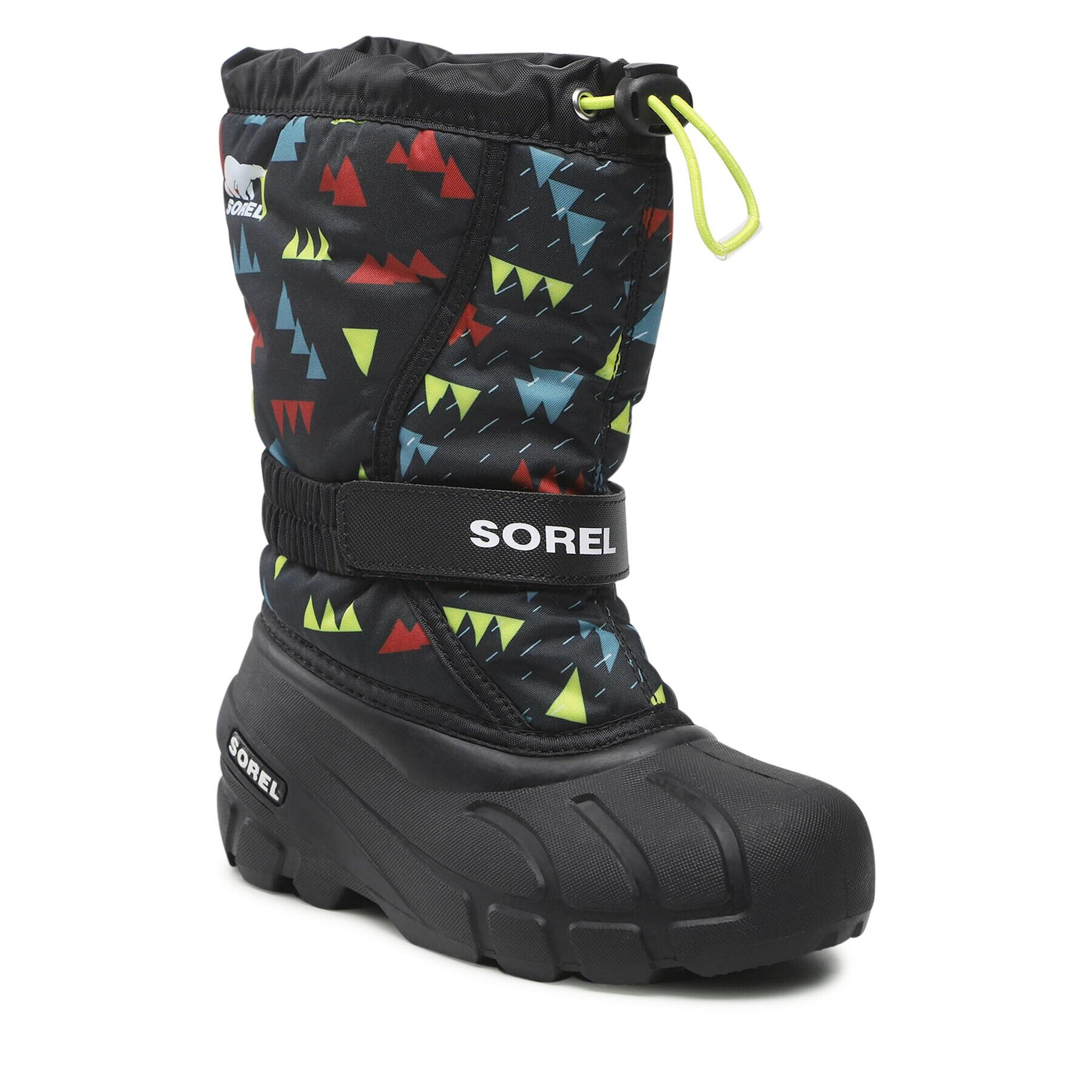 Sorel Cizme de zăpadă Youth Flurry Print NY3504 Negru - Pled.ro