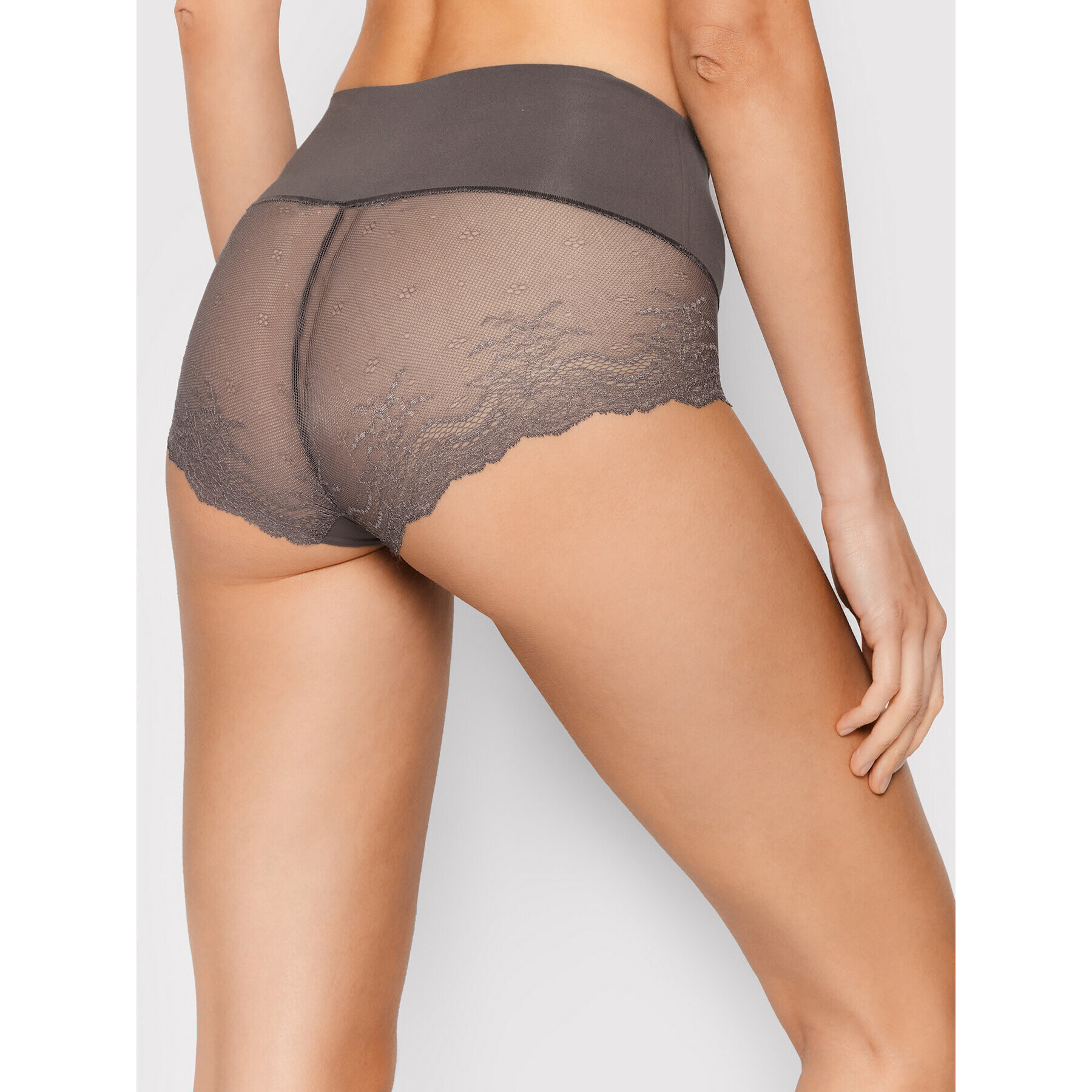 SPANX Chiloți clasici cu talie înaltă Undie-tectable® Lace Hi-Hipster SP0515 Violet - Pled.ro