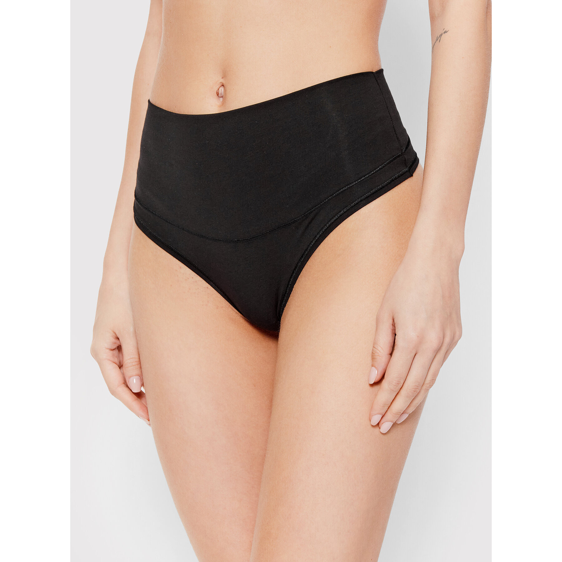 SPANX Chilot tanga Shaping Satin 40052R Negru - Pled.ro