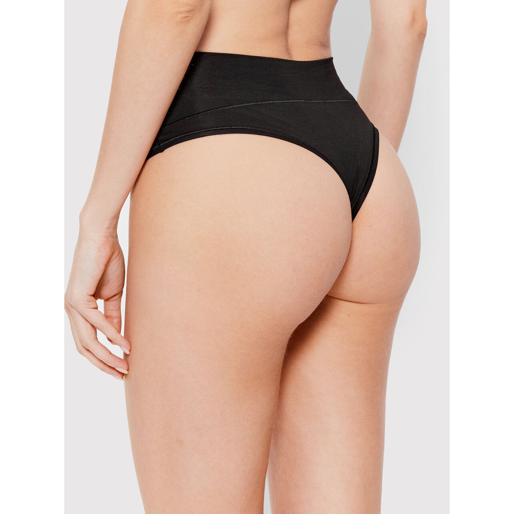 SPANX Chilot tanga Shaping Satin 40052R Negru - Pled.ro