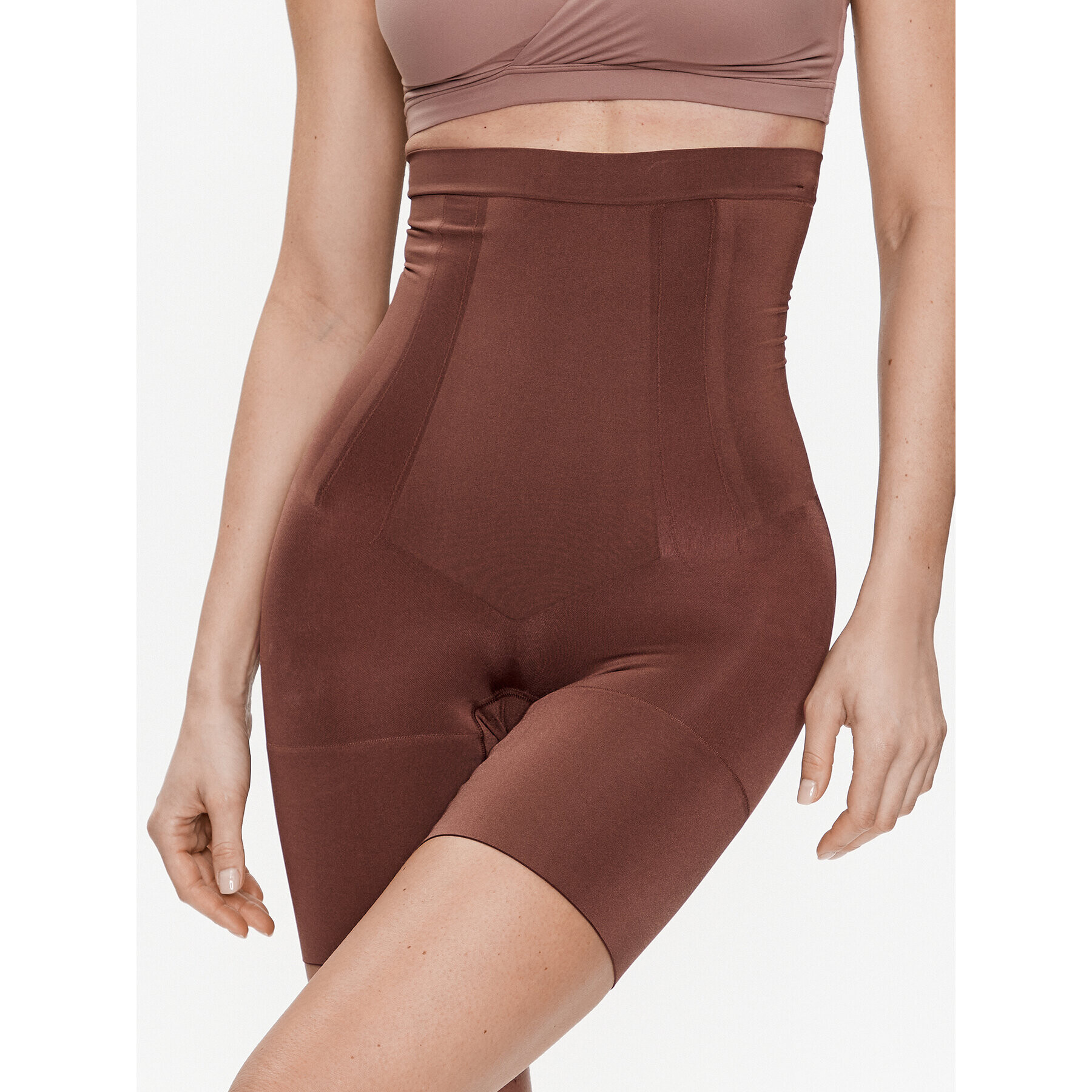 SPANX Lenjerie de corp modelatoare partea de jos Oncore High-Waist High Short SS1915 Maro - Pled.ro