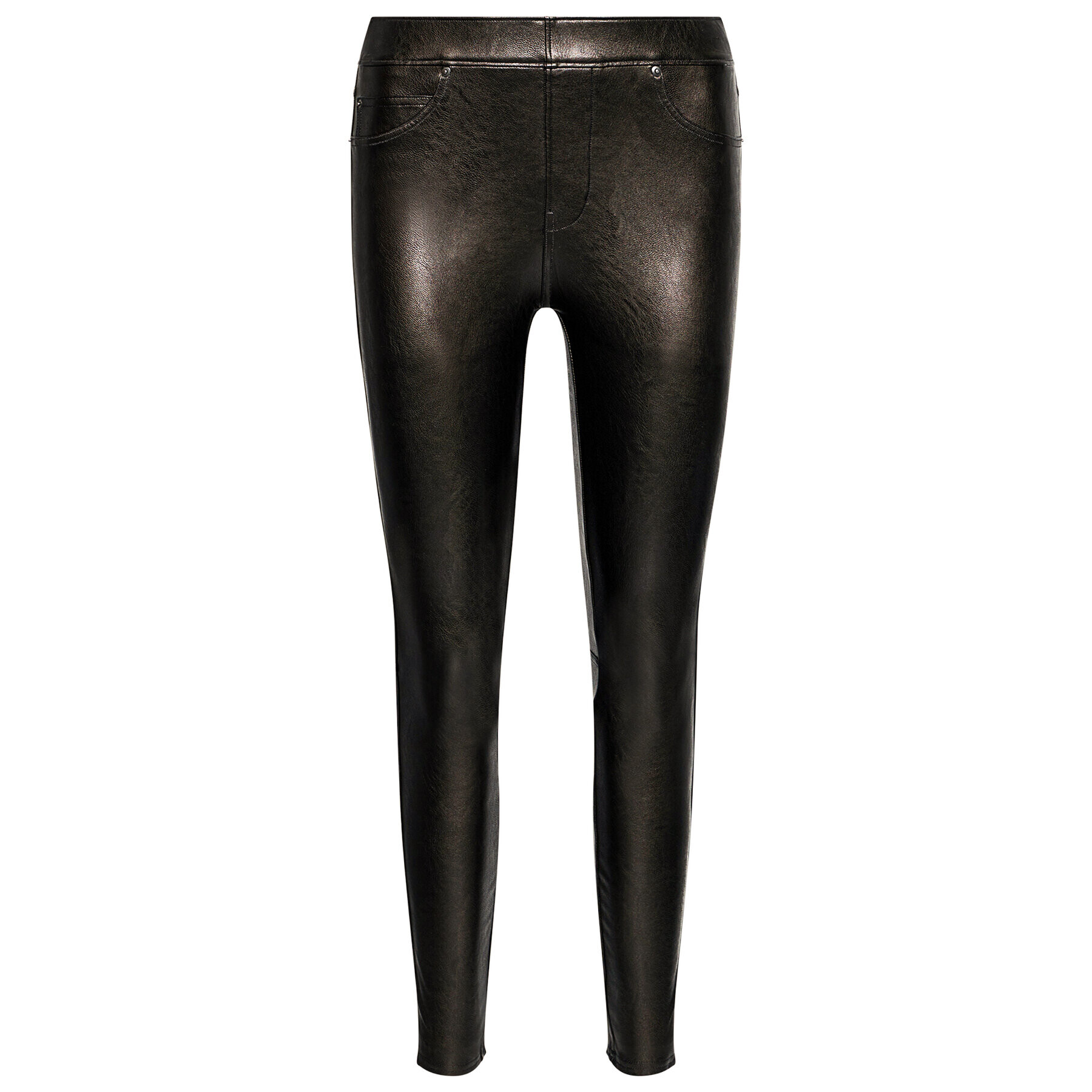 SPANX Pandaloni de piele Leather-Like Ankle 20282R Negru Skinny Fit - Pled.ro