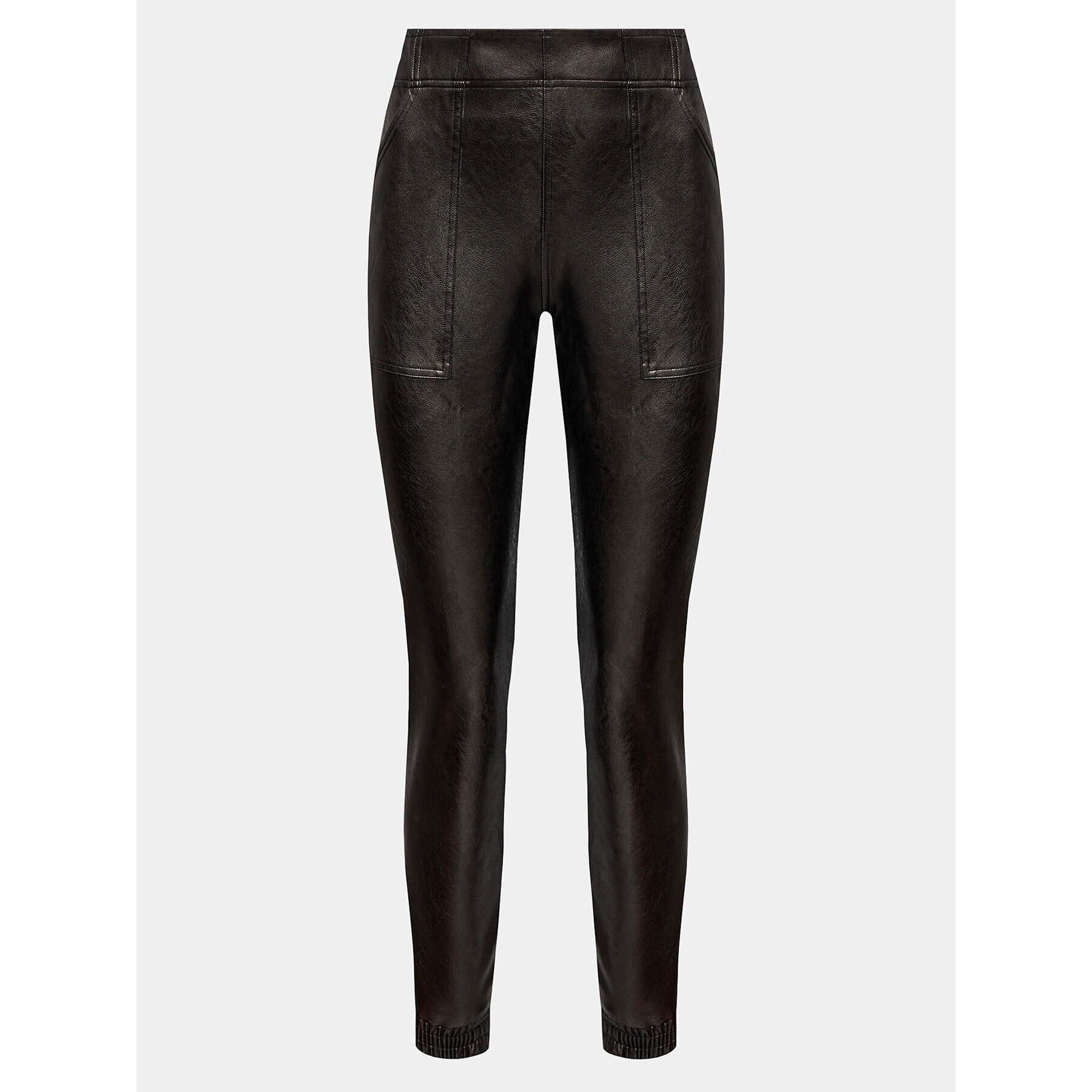 SPANX Pantaloni din imitație de piele Like Jogger 20283R Negru Regular Fit - Pled.ro