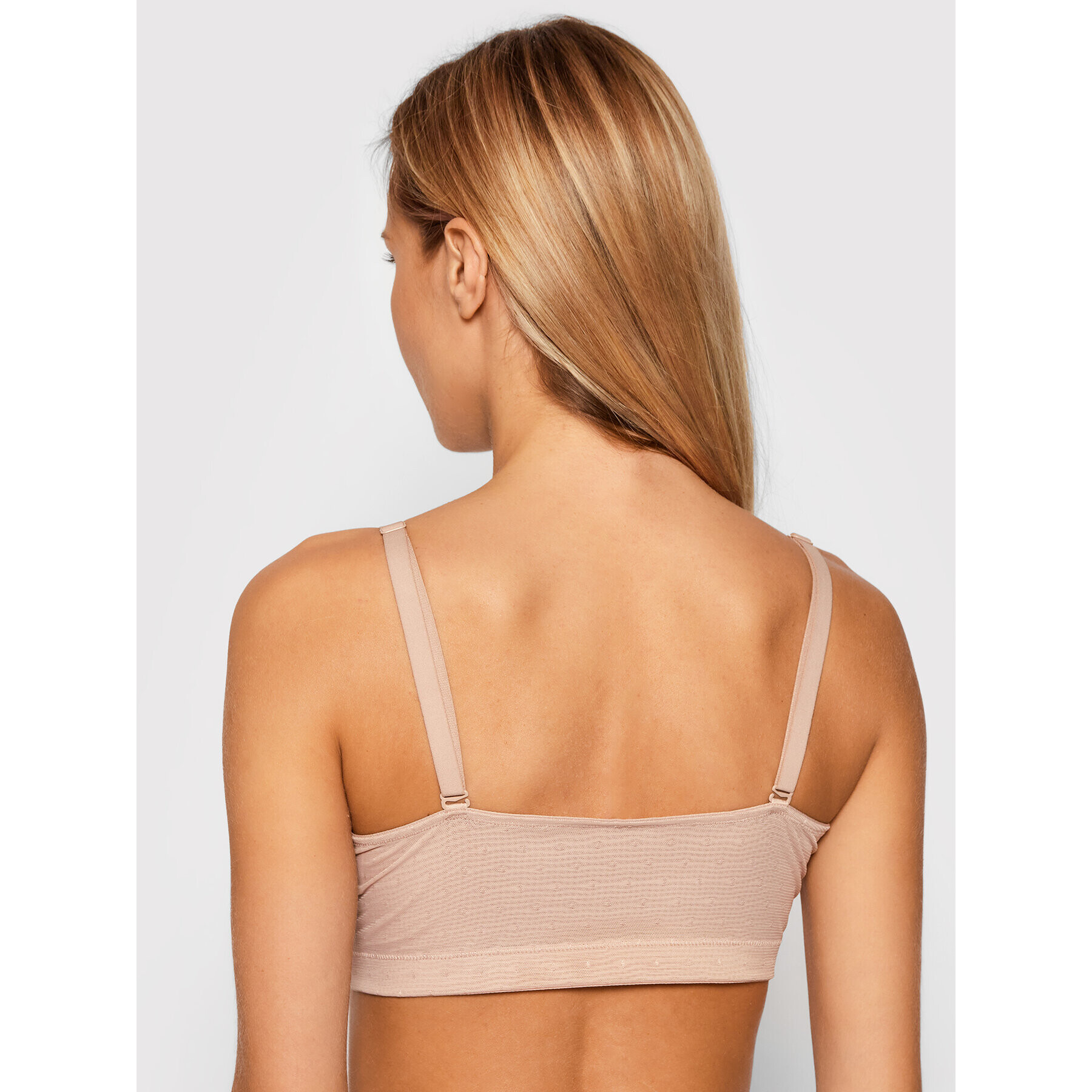 SPANX Sutien fără armătură Spotlight On Lace 10221R Bej - Pled.ro