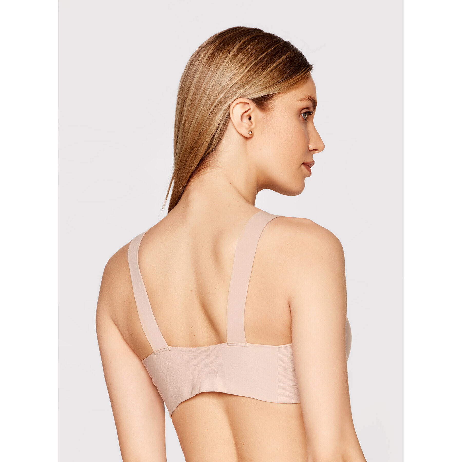 SPANX Sutien fără cusături Bra-lelujah!® Lightly Lined Wireless 30017R Bej - Pled.ro