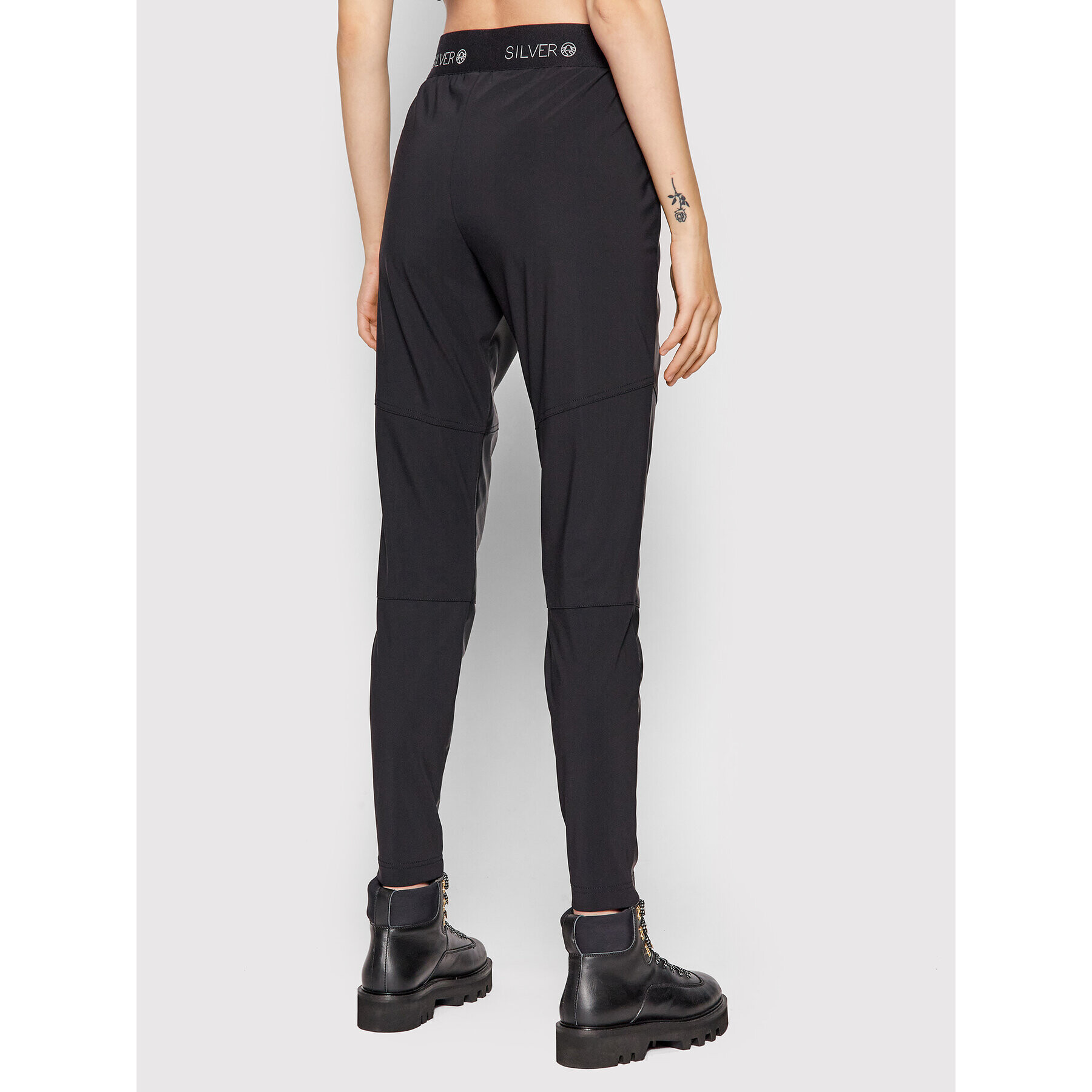 Sportalm Pantaloni din imitație de piele 9616526196 Negru Regular Fit - Pled.ro