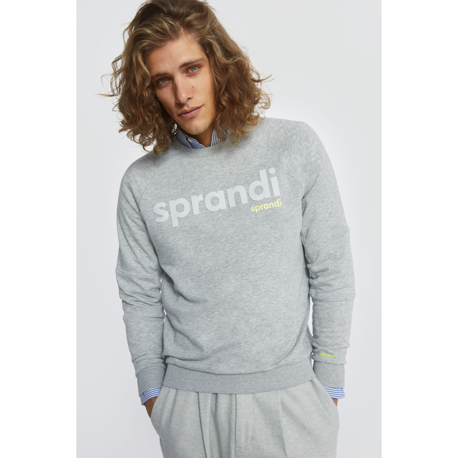 Sprandi Bluză AW21-BJM031 Gri Regular Fit - Pled.ro