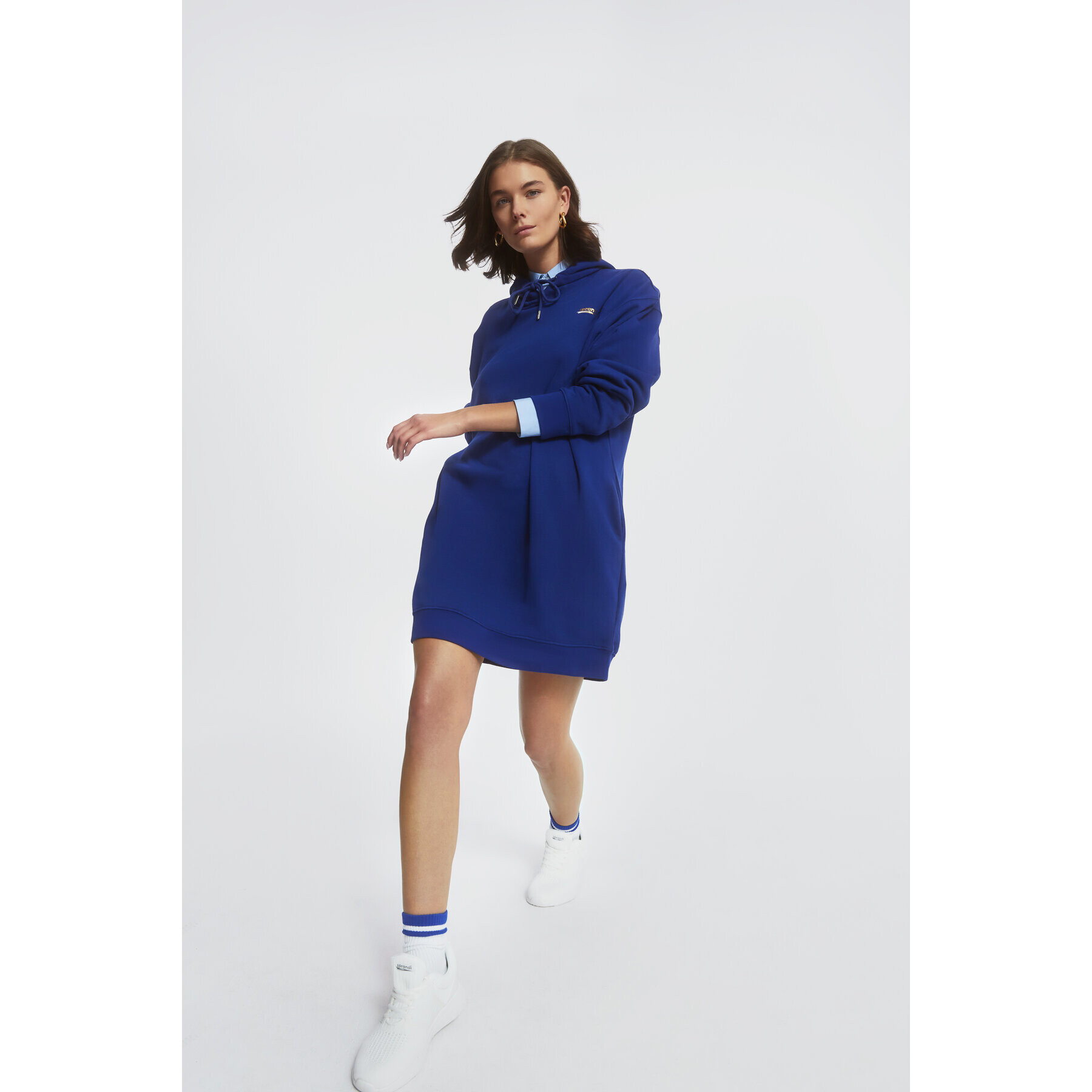 Sprandi Bluză AW21-SUD006 Bleumarin Relaxed Fit - Pled.ro