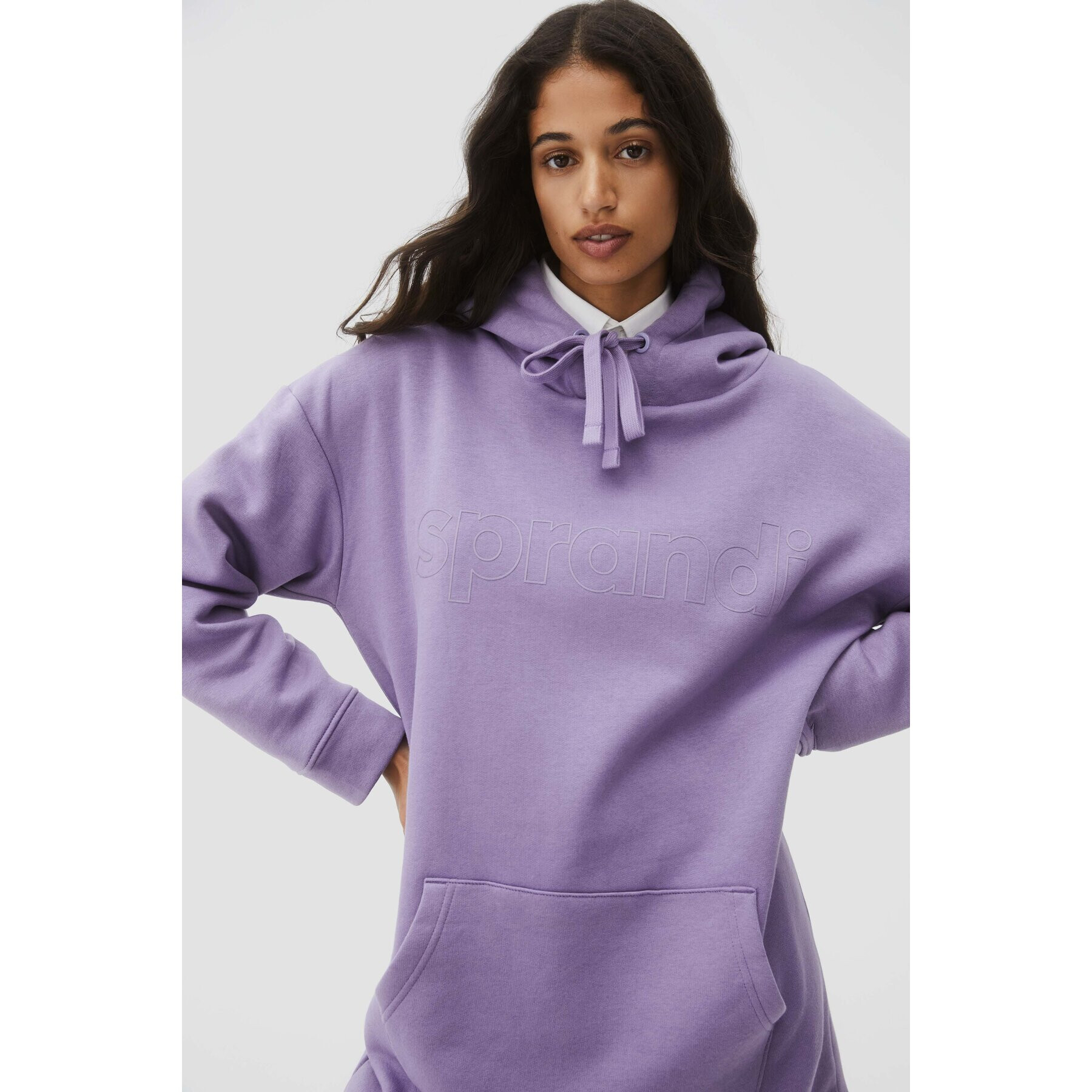 Sprandi Bluză AW21-SUD009 Violet Relaxed Fit - Pled.ro