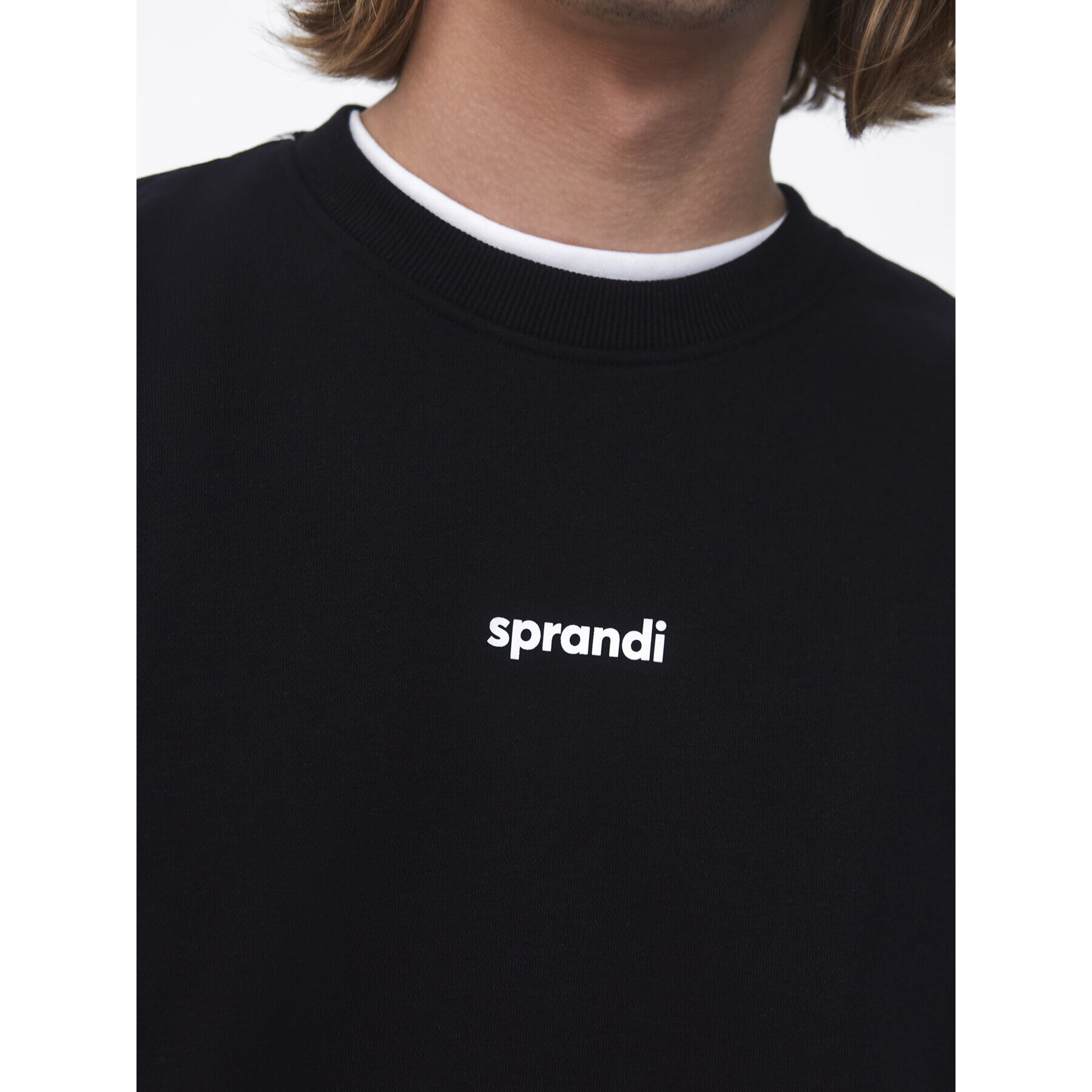 Sprandi Bluză SP22-BJM020 Negru Relaxed Fit - Pled.ro