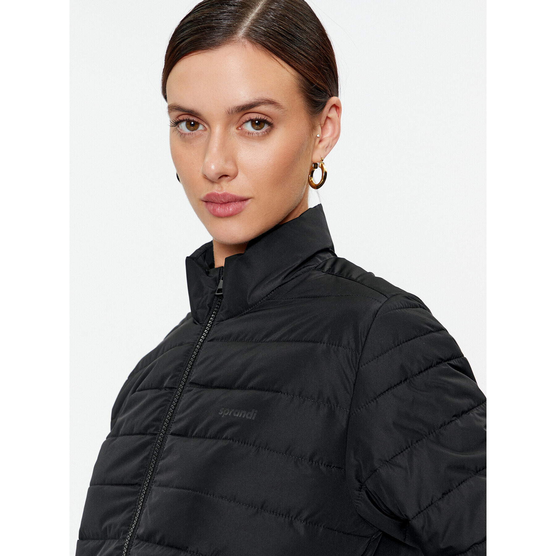 Sprandi Geacă din puf SP3-KUD060 Negru Regular Fit - Pled.ro