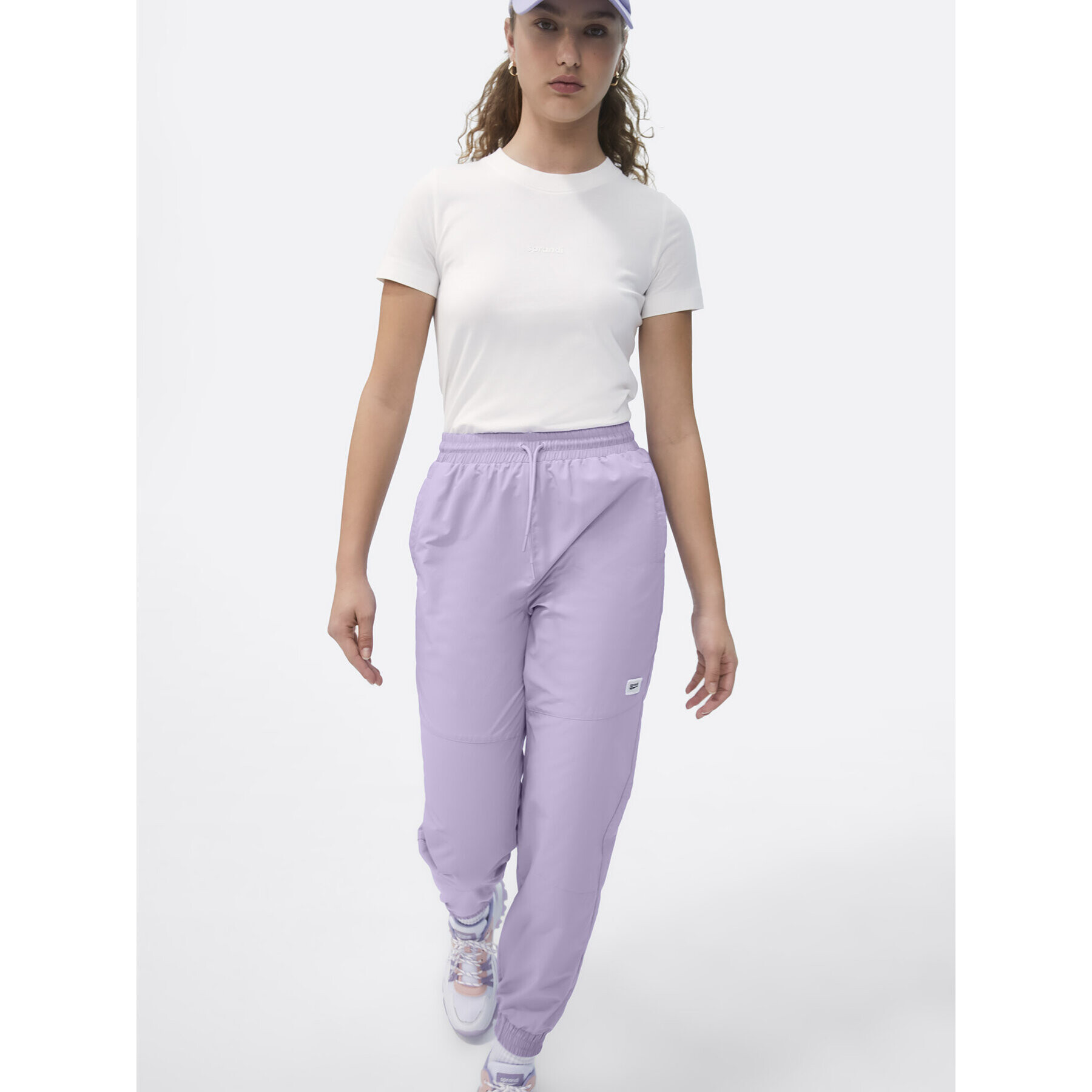 Sprandi Joggers SP22-SPD112 Violet Regular Fit - Pled.ro