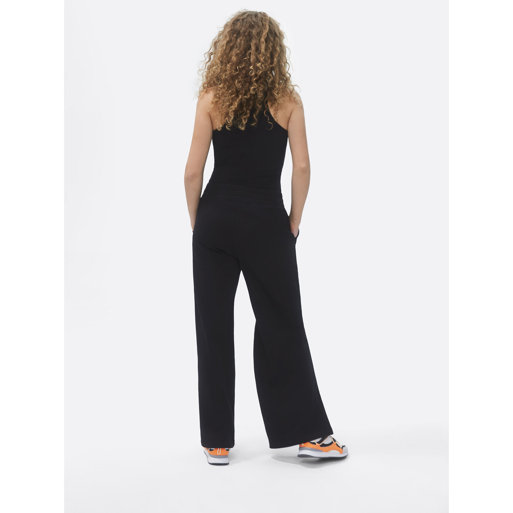 Sprandi Pantaloni din material SP22-SPD002 Negru Relaxed Fit - Pled.ro