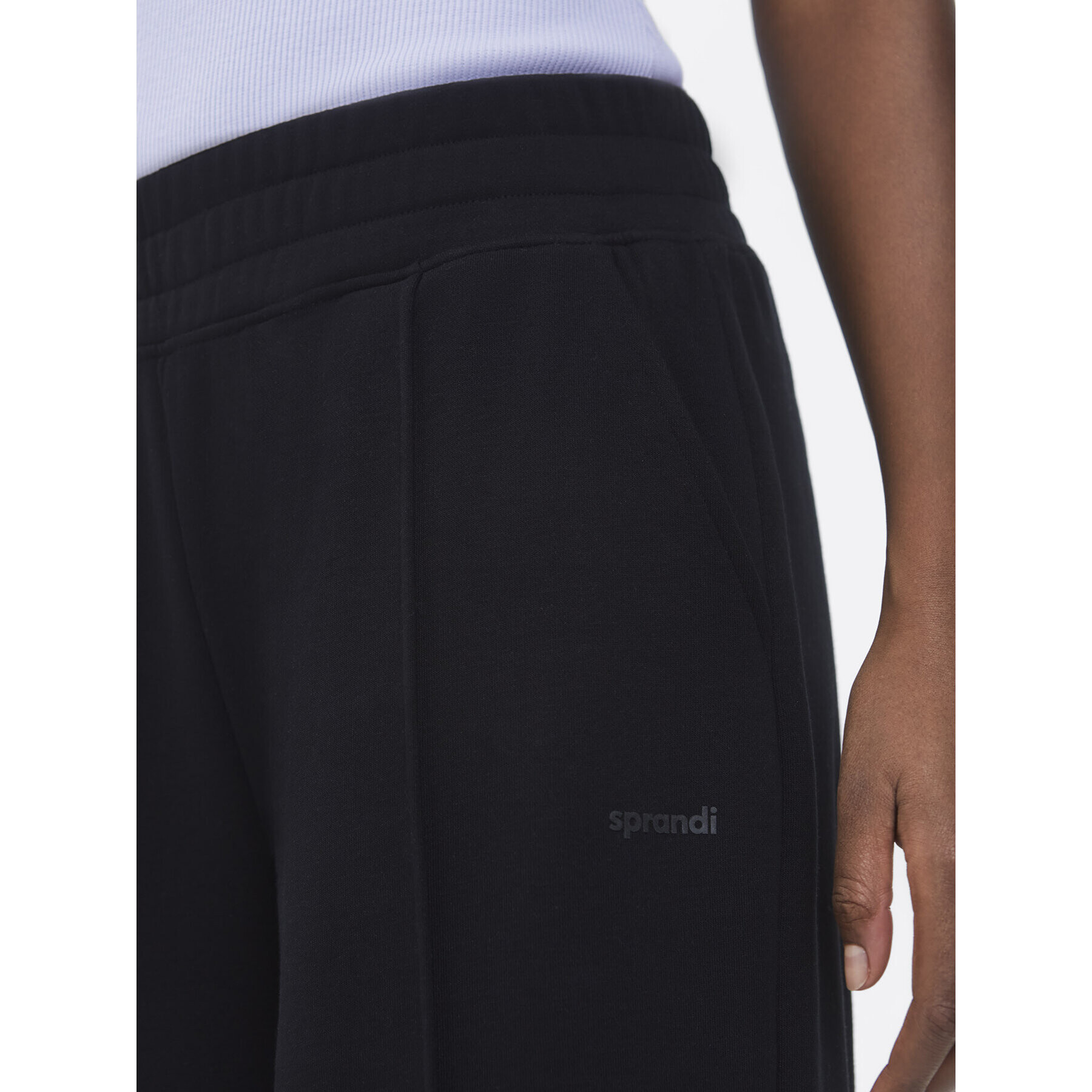 Sprandi Pantaloni din material SP22-SPD002 Negru Relaxed Fit - Pled.ro