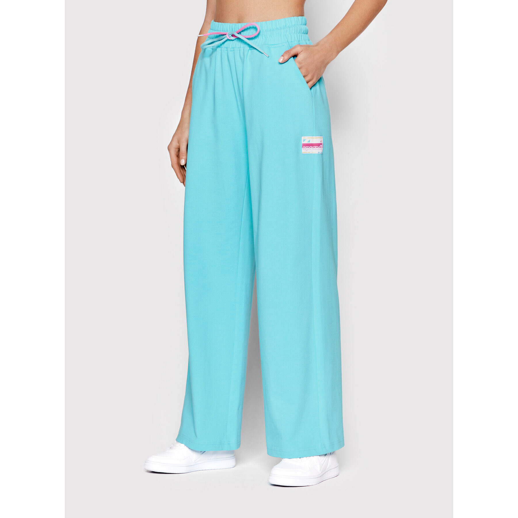 Sprandi Pantaloni trening SP22-SPD201 Albastru Regular Fit - Pled.ro