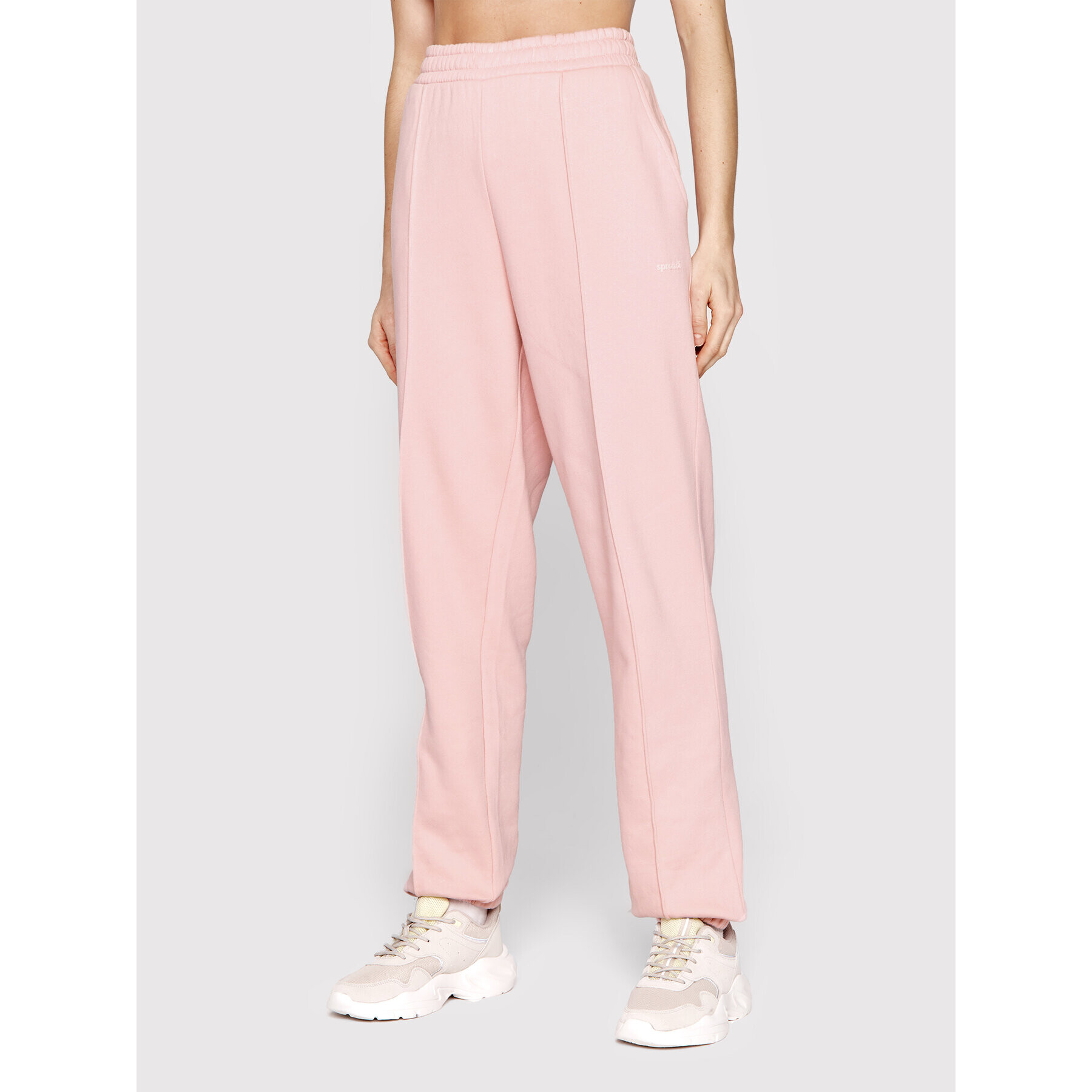 Sprandi Pantaloni trening SP22-SPD500 Roz Regular Fit - Pled.ro