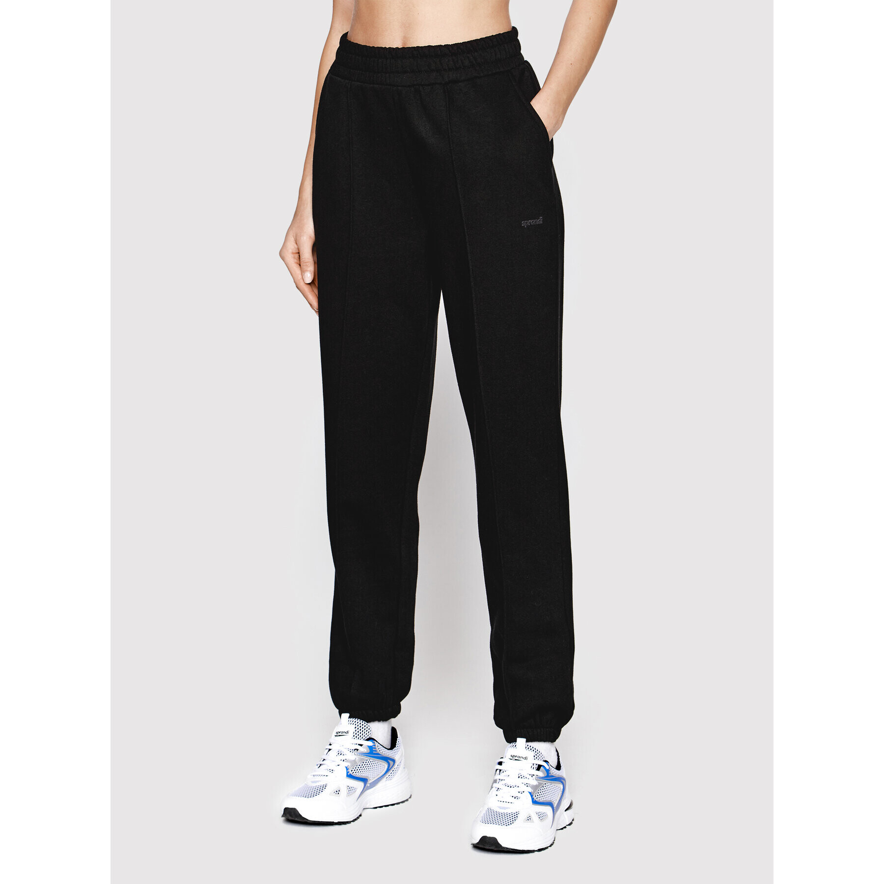 Sprandi Pantaloni trening SP22-SPD504 Negru Regular Fit - Pled.ro