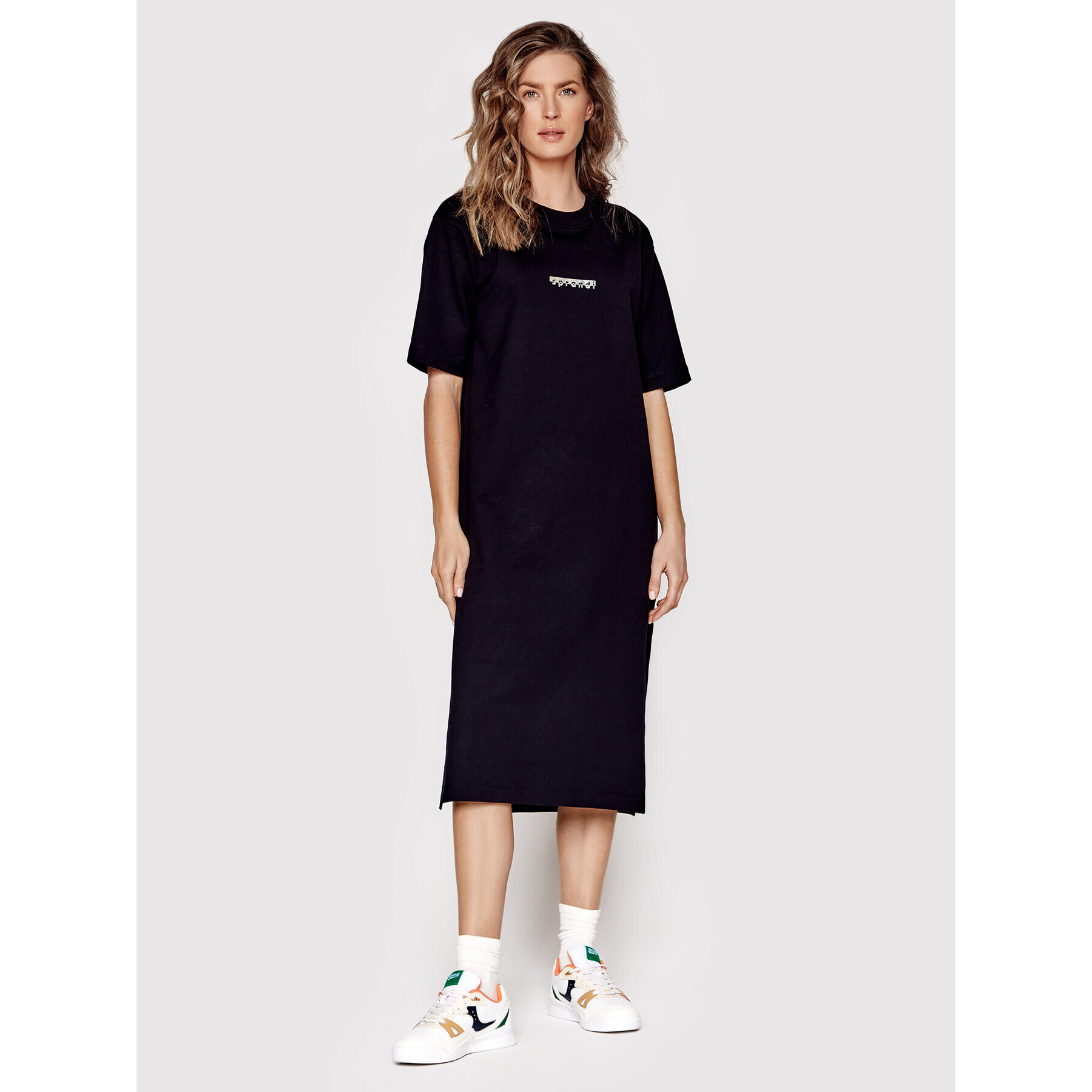 Sprandi Rochie de zi SP22-SUD100 Negru Oversize - Pled.ro