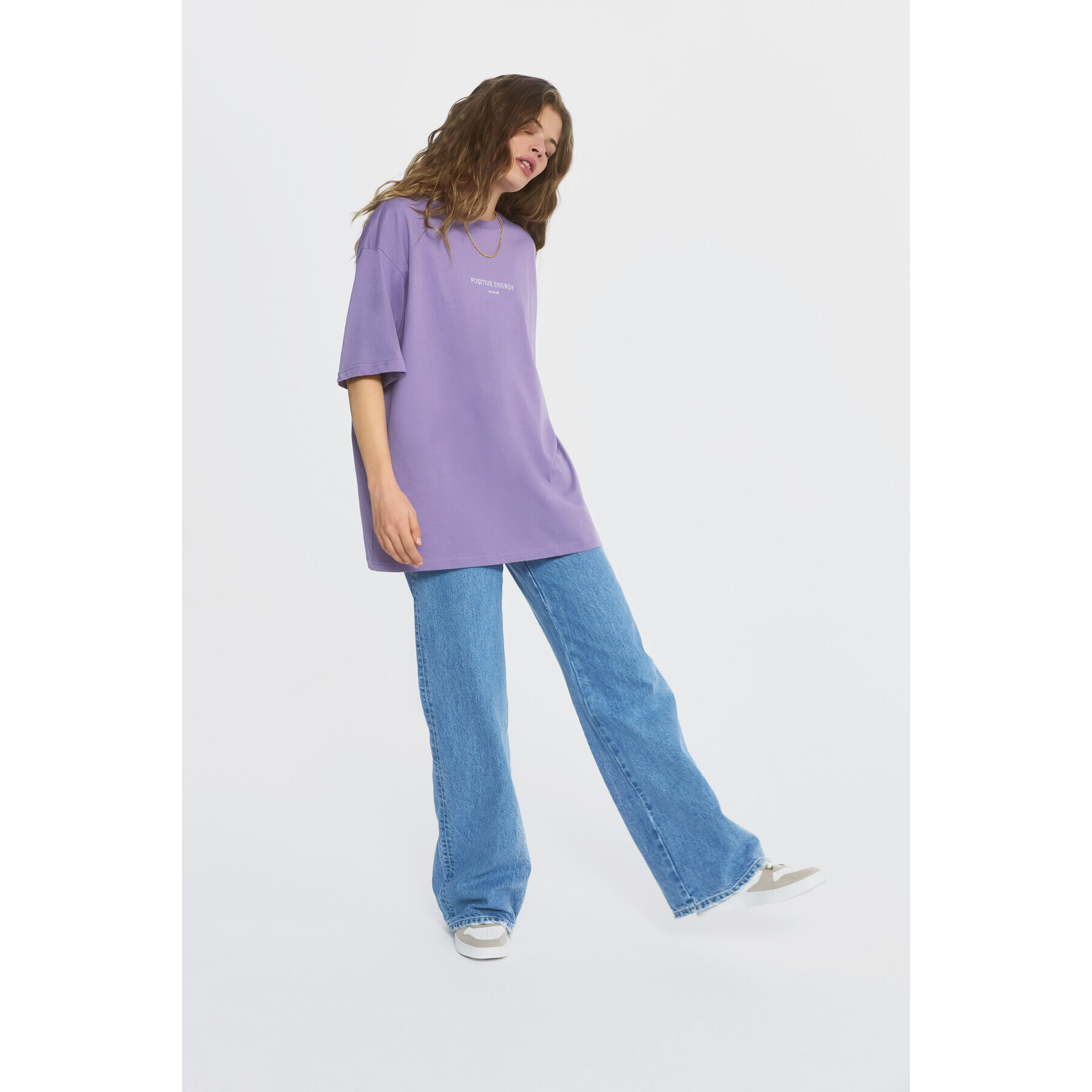 Sprandi Tricou AW21-TSD018 Violet Relaxed Fit - Pled.ro