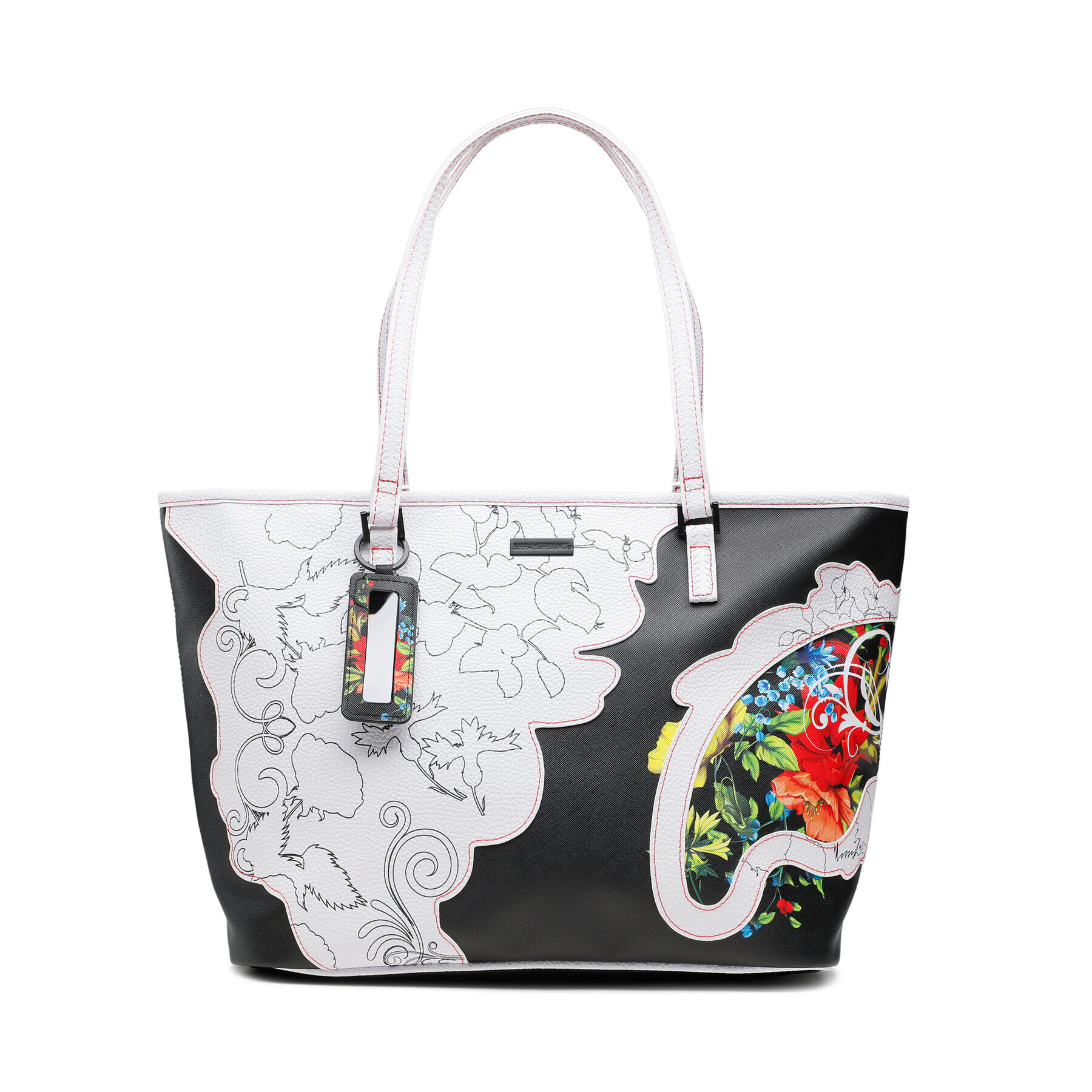 SPRAYGROUND Geantă The Floral Cut Tote 910T4239NSZ Negru - Pled.ro