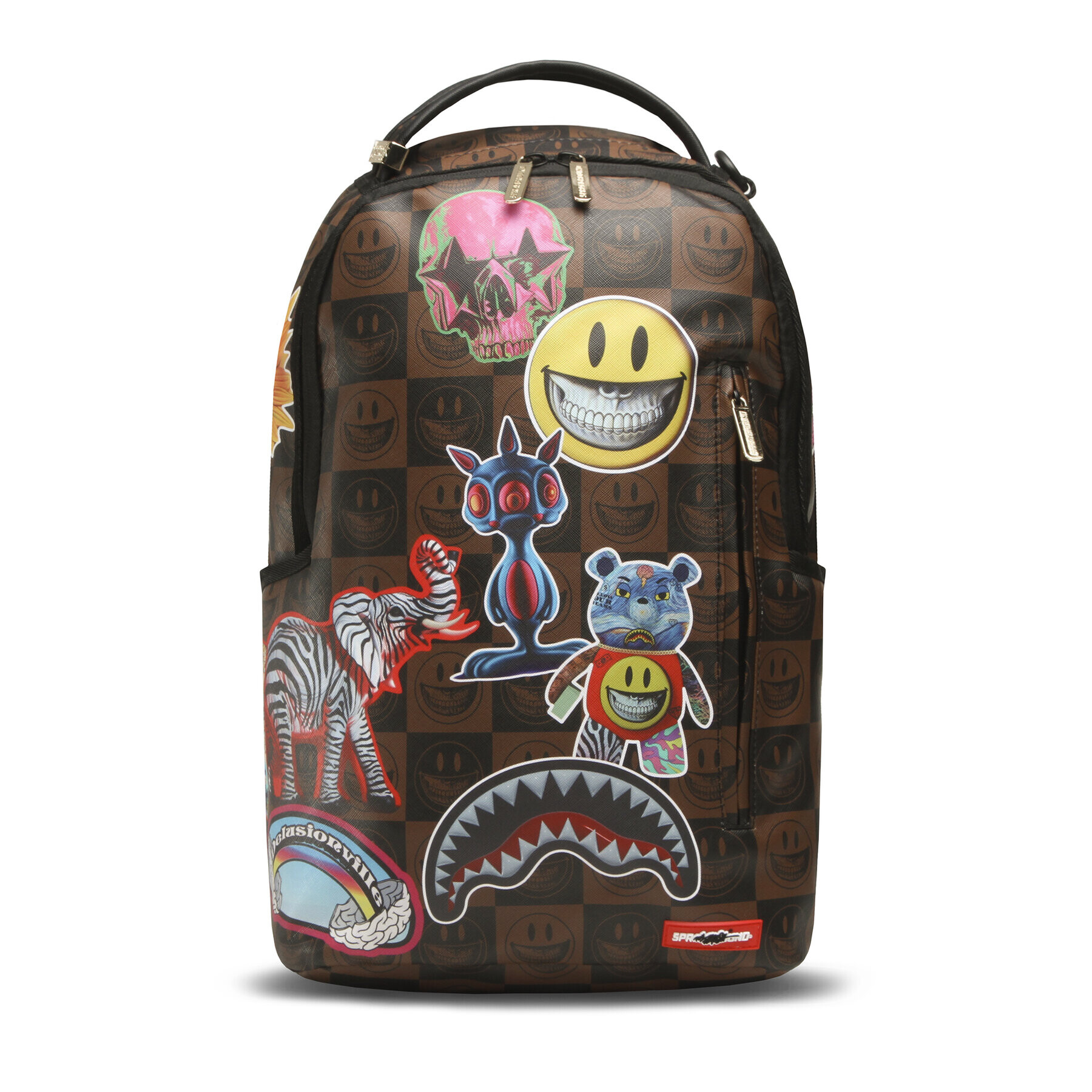 SPRAYGROUND Rucsac Ron English Globalmogul Backpack 910B4951NSZ Maro - Pled.ro