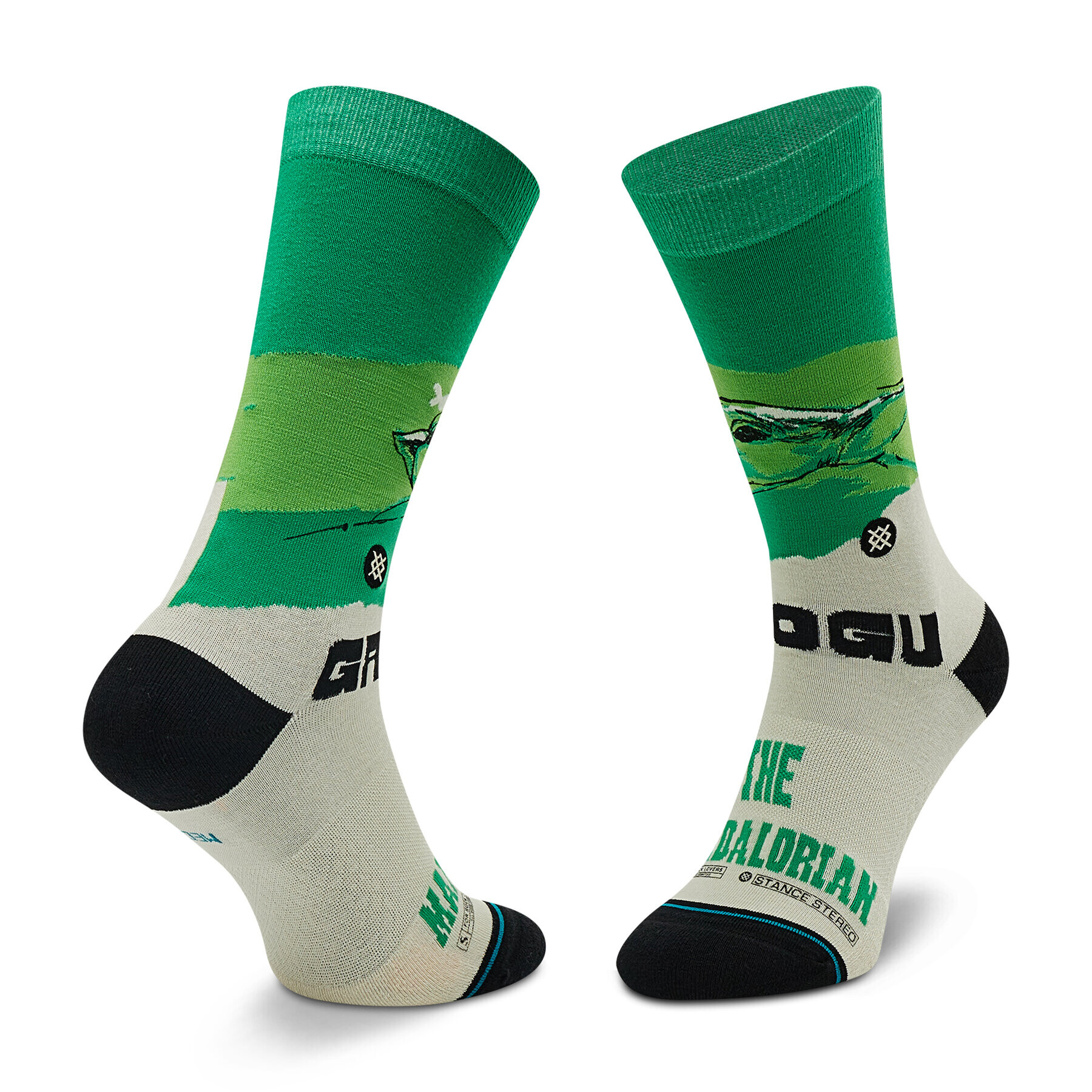 Stance Șosete Înalte Unisex Grogu West A545A22GRW Verde - Pled.ro