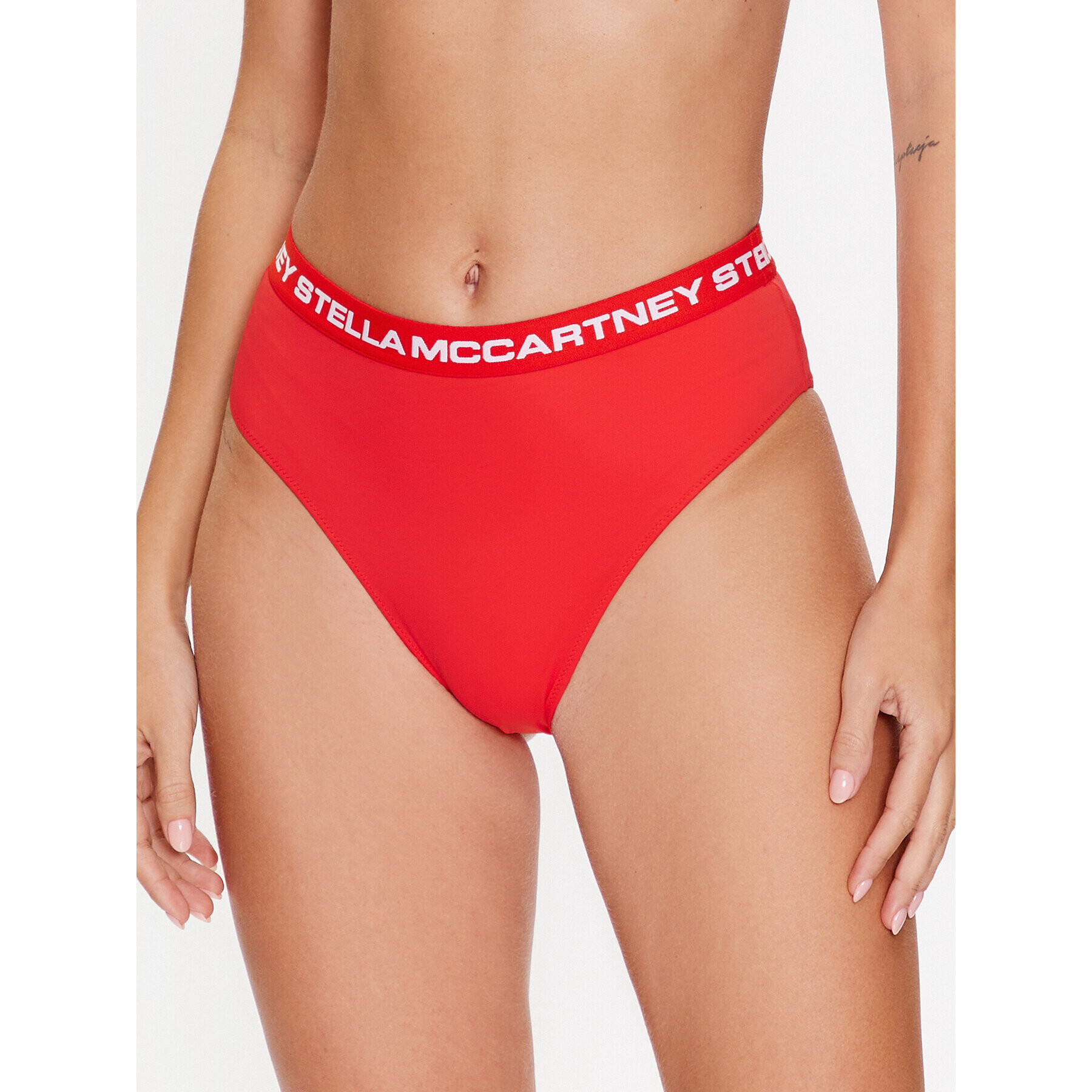 Stella McCartney Bikini partea de jos Logo Classic S7B2C1890.63012 Roșu - Pled.ro