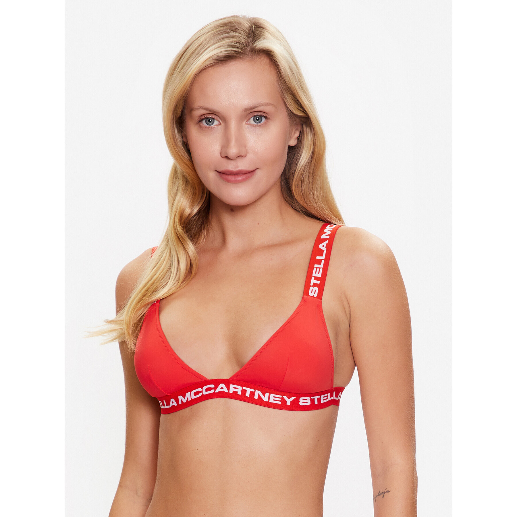 Stella McCartney Bikini partea de sus Logo Classic S7BY81890.63012 Roșu - Pled.ro