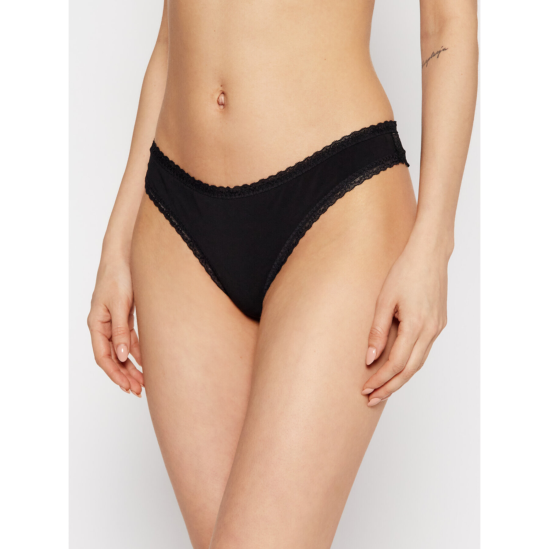 Stella McCartney Chilot tanga Polly Prancing S6L310910.00112 Negru - Pled.ro