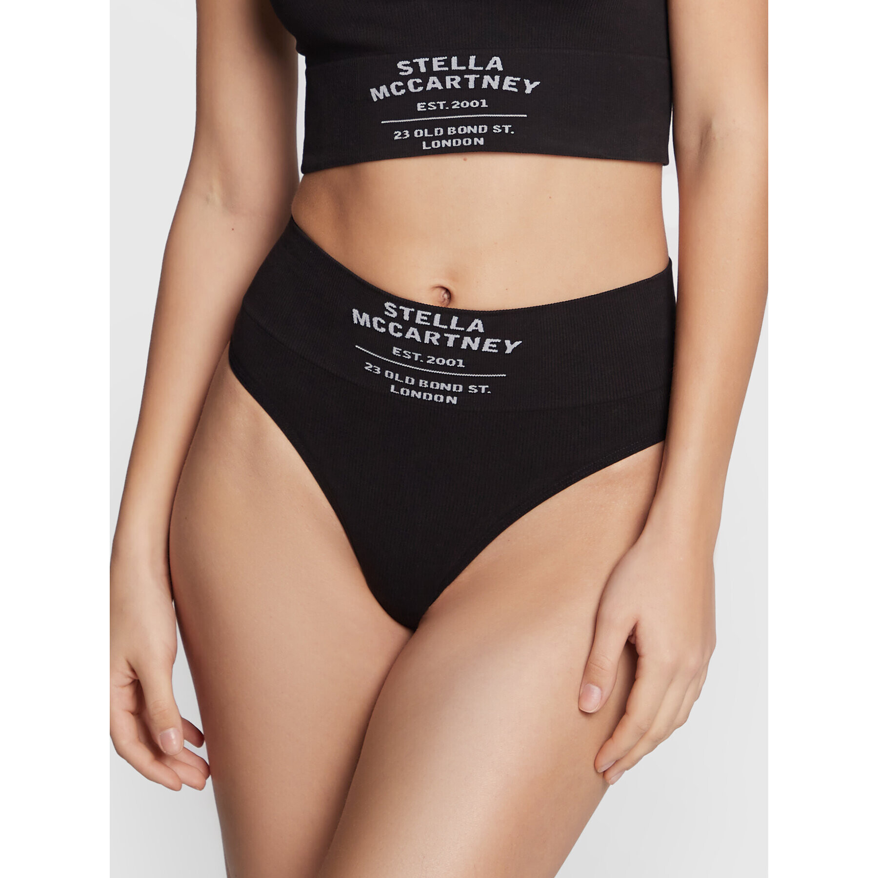 Stella McCartney Chilot tanga S6L321160.00112 Negru - Pled.ro