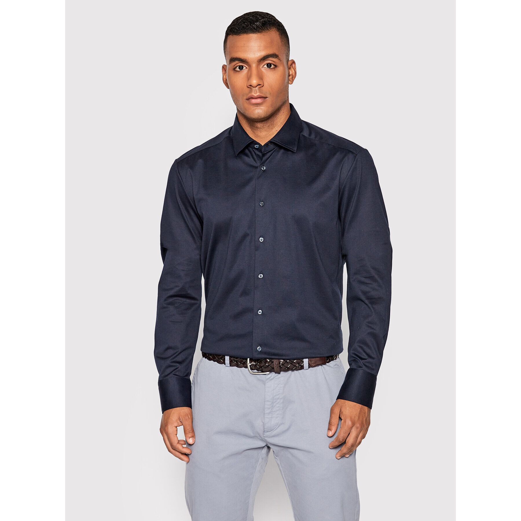 Stenströms Cămașă 840000 8270 Bleumarin Slim Fit - Pled.ro