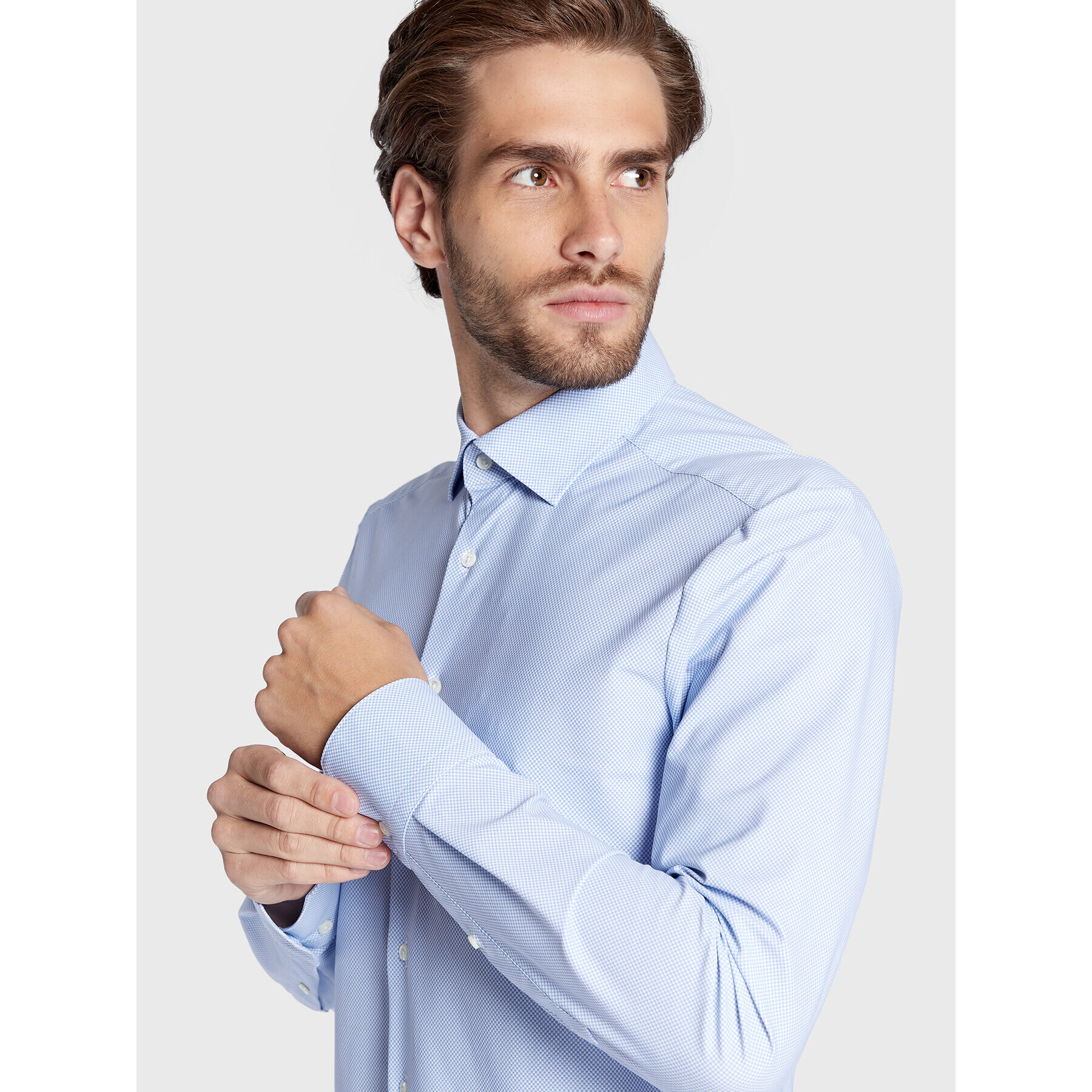 Stenströms Cămașă 840000 8353 Albastru Slim Fit - Pled.ro