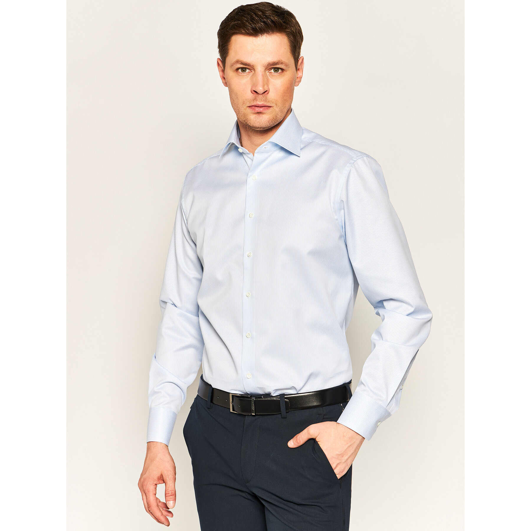 Stenströms Cămașă 602771 1610 Albastru Slim Fit - Pled.ro