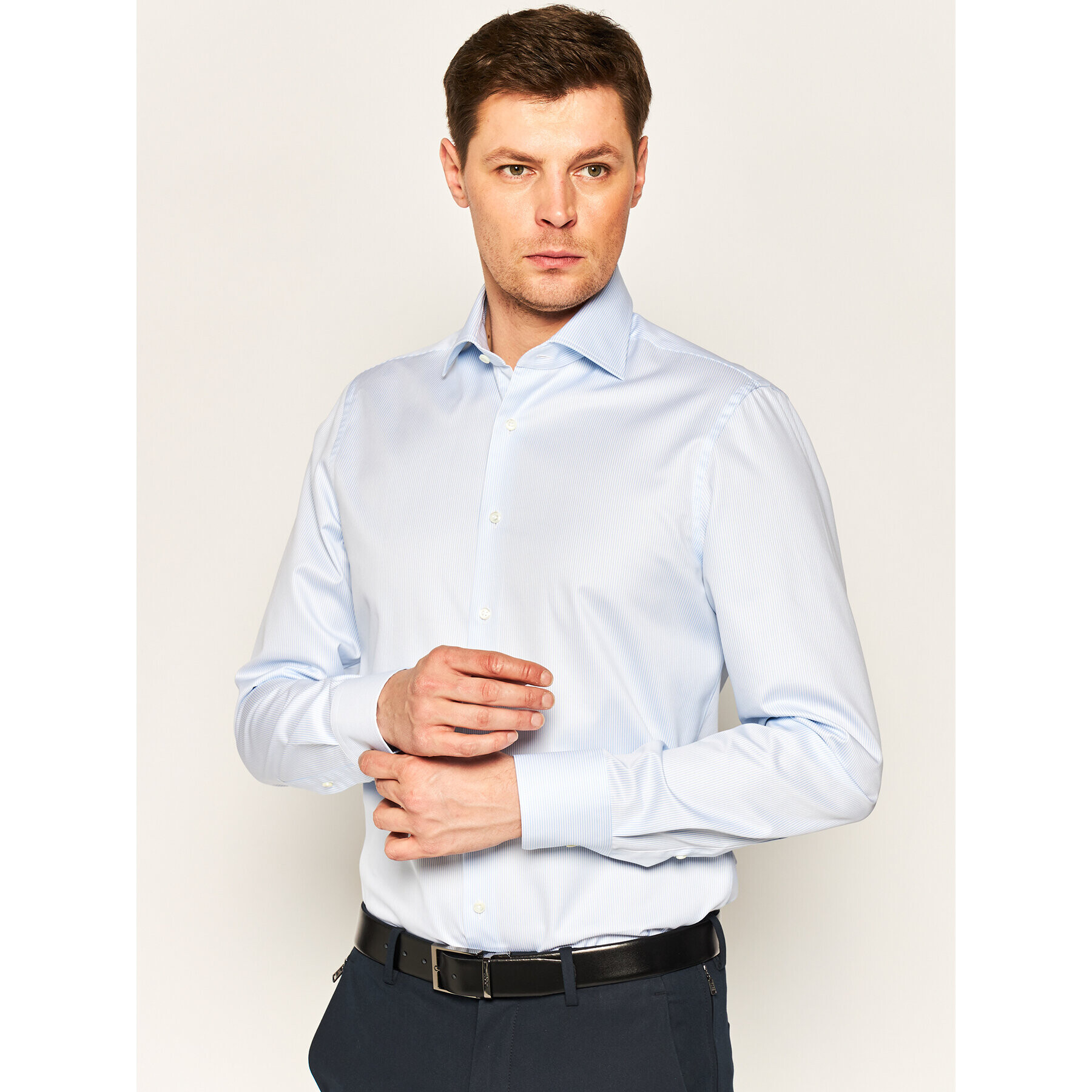 Stenströms Cămașă 702771 1610 Albastru Slim Fit - Pled.ro