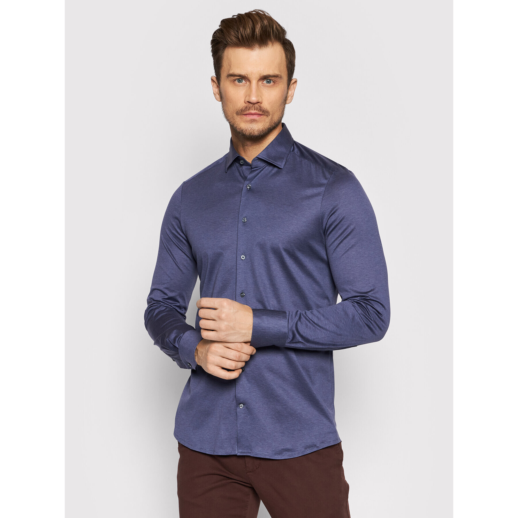 Stenströms Cămașă 840000 8270 Albastru Slim Fit - Pled.ro