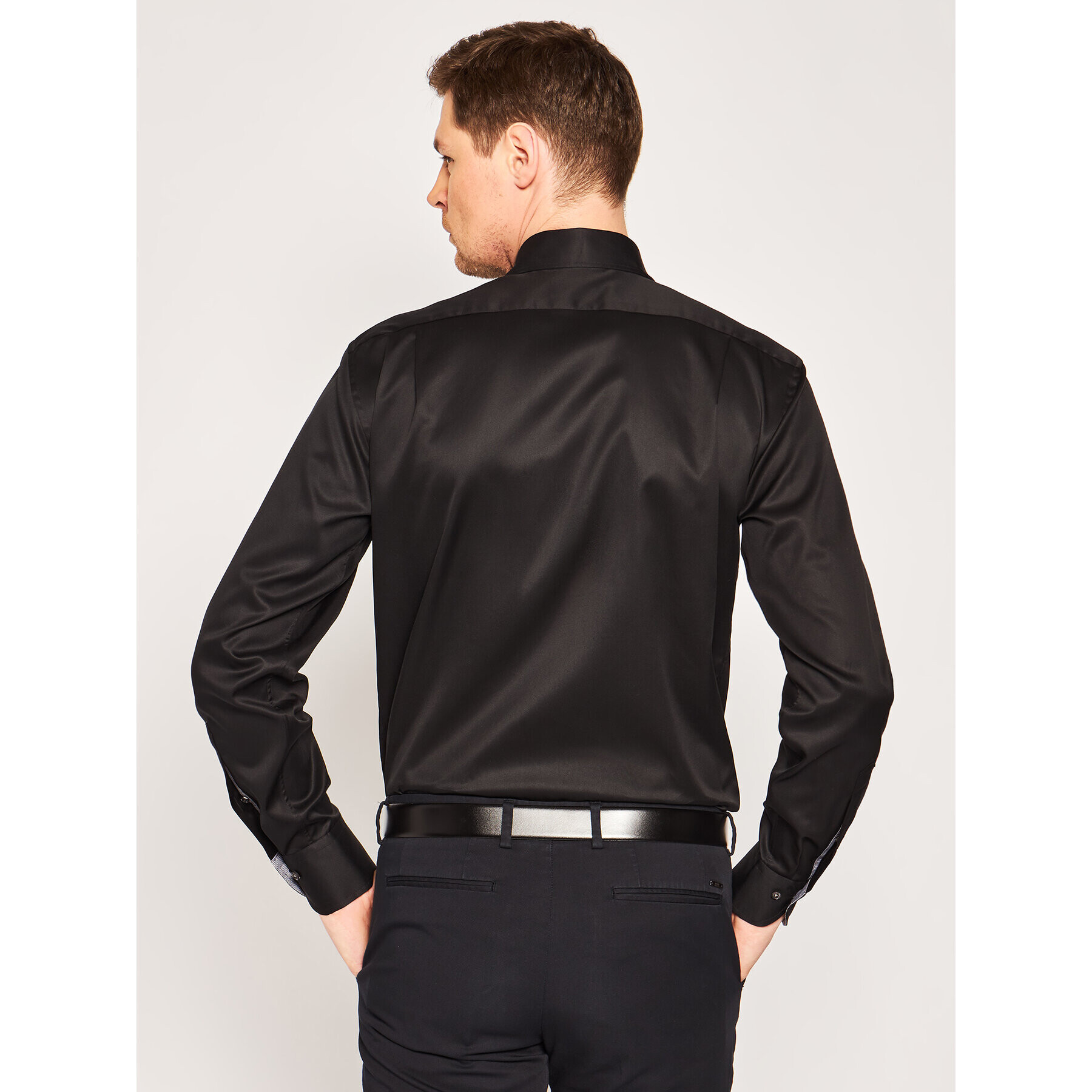 Stenströms Cămașă 684111 1465 Negru Slim Fit - Pled.ro