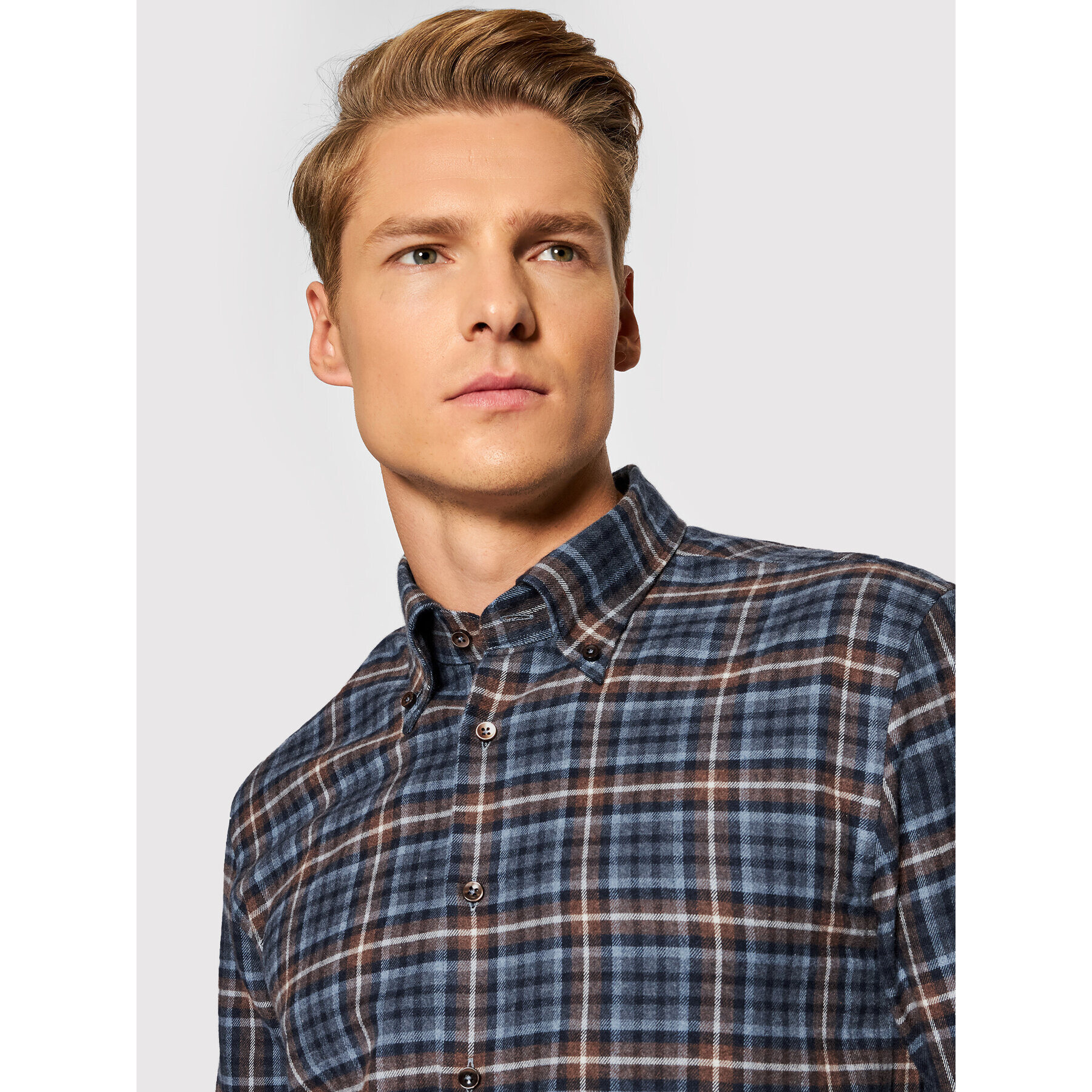 Stenströms Cămașă 712261 8225 Albastru Slim Fit - Pled.ro